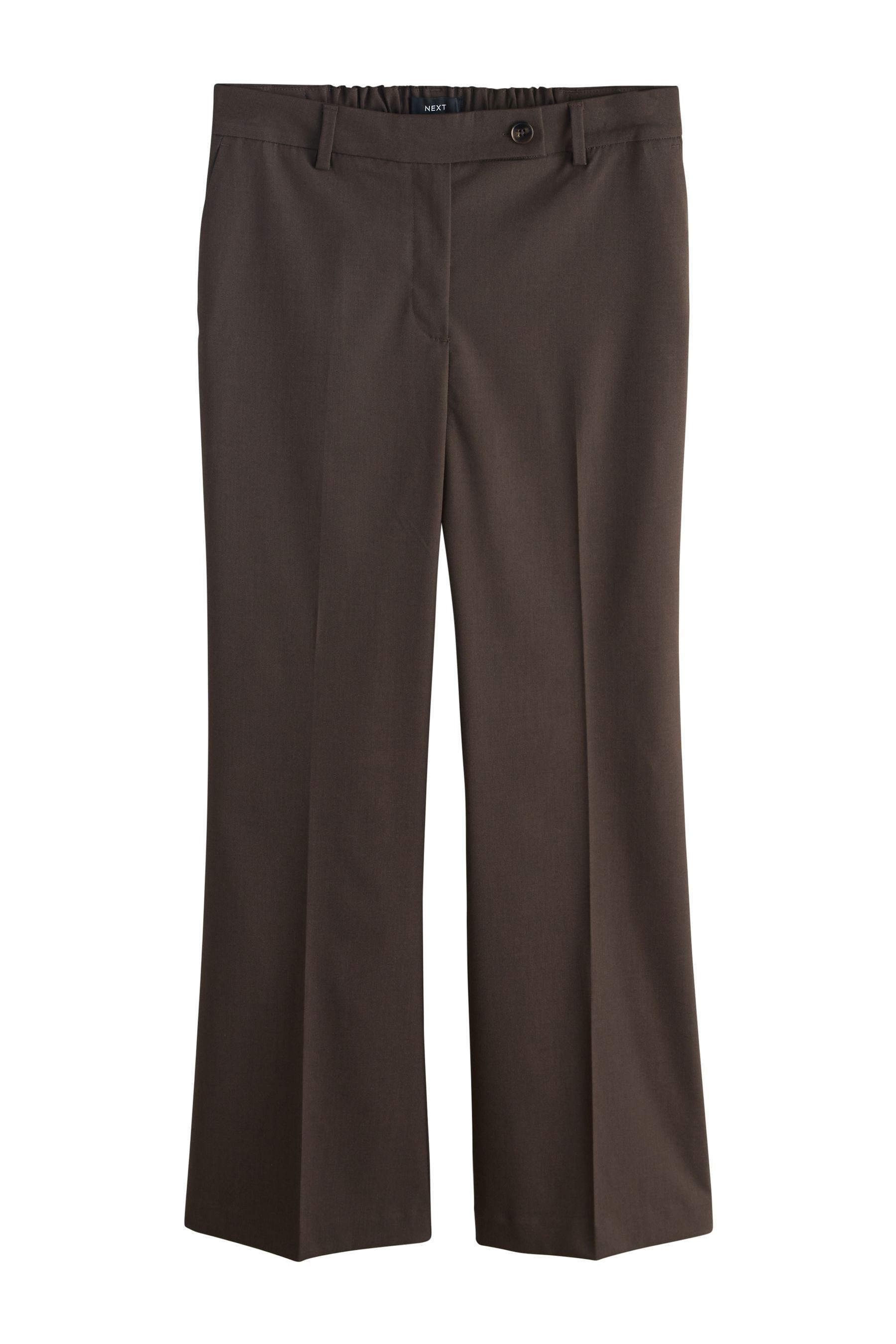 Next Anzughose Tailored Fit Bootcut-Hose mit Wolle, Kurzgröße (1-tlg)