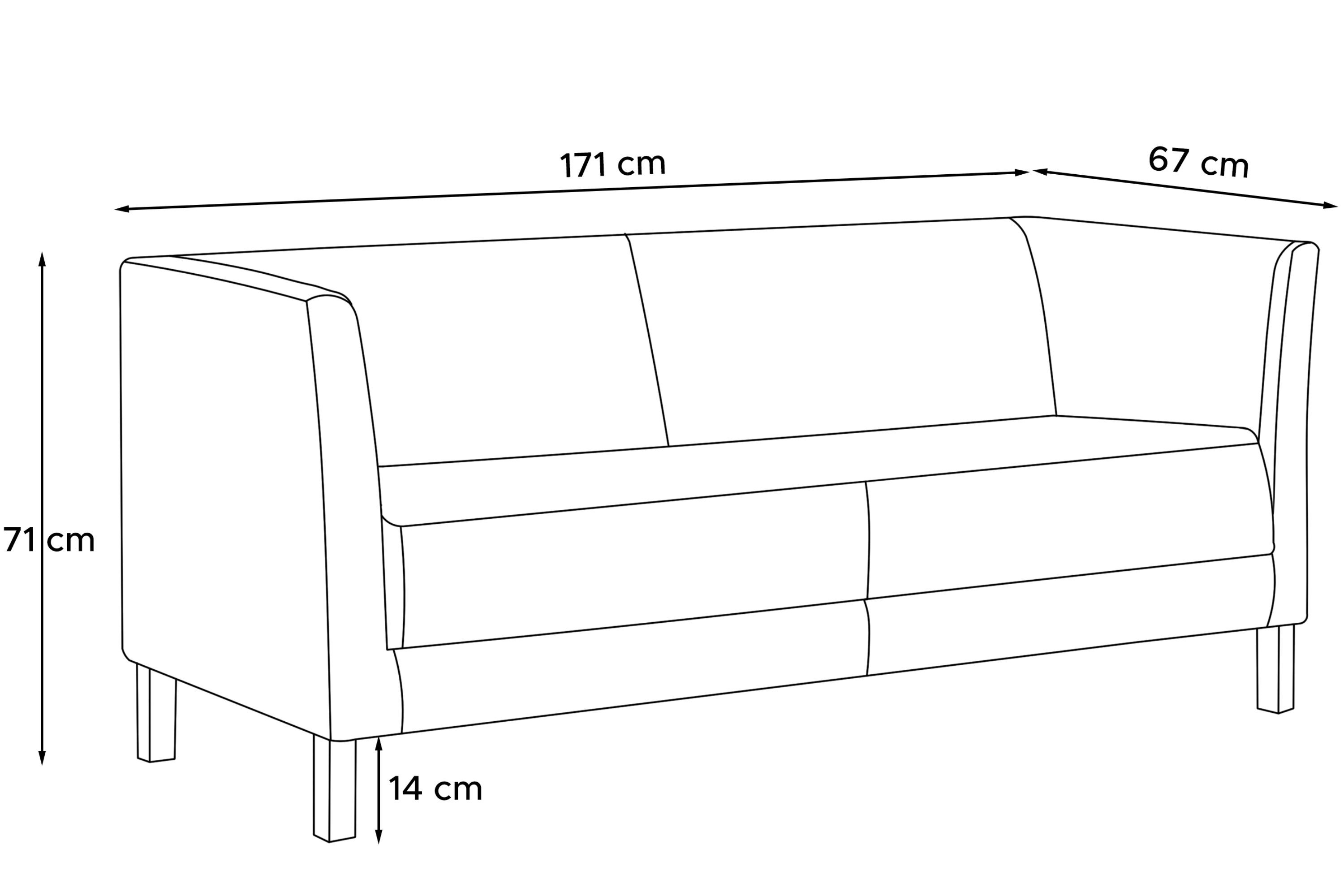 Sofa hohe weiß weiche Kunstleder und Sofa Sitzfläche hohe Konsimo Beine, weiß | Sitzer, Rückenlehne, Teile, 3 ESPECTO 1