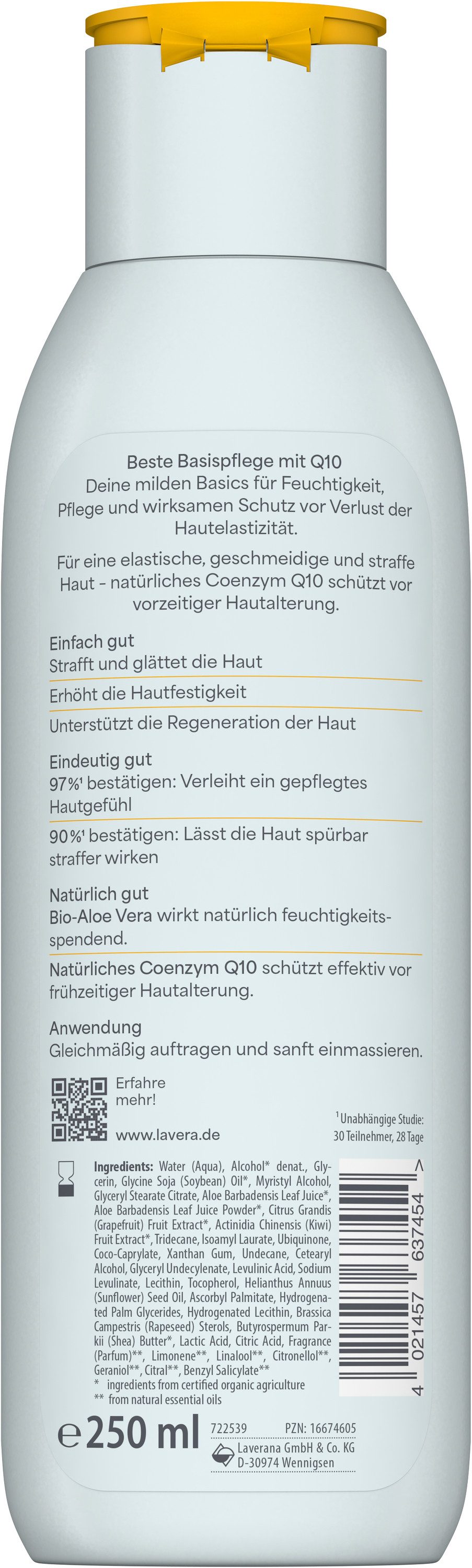 lavera Körperlotion basis sensitiv Body Lotion Straffend