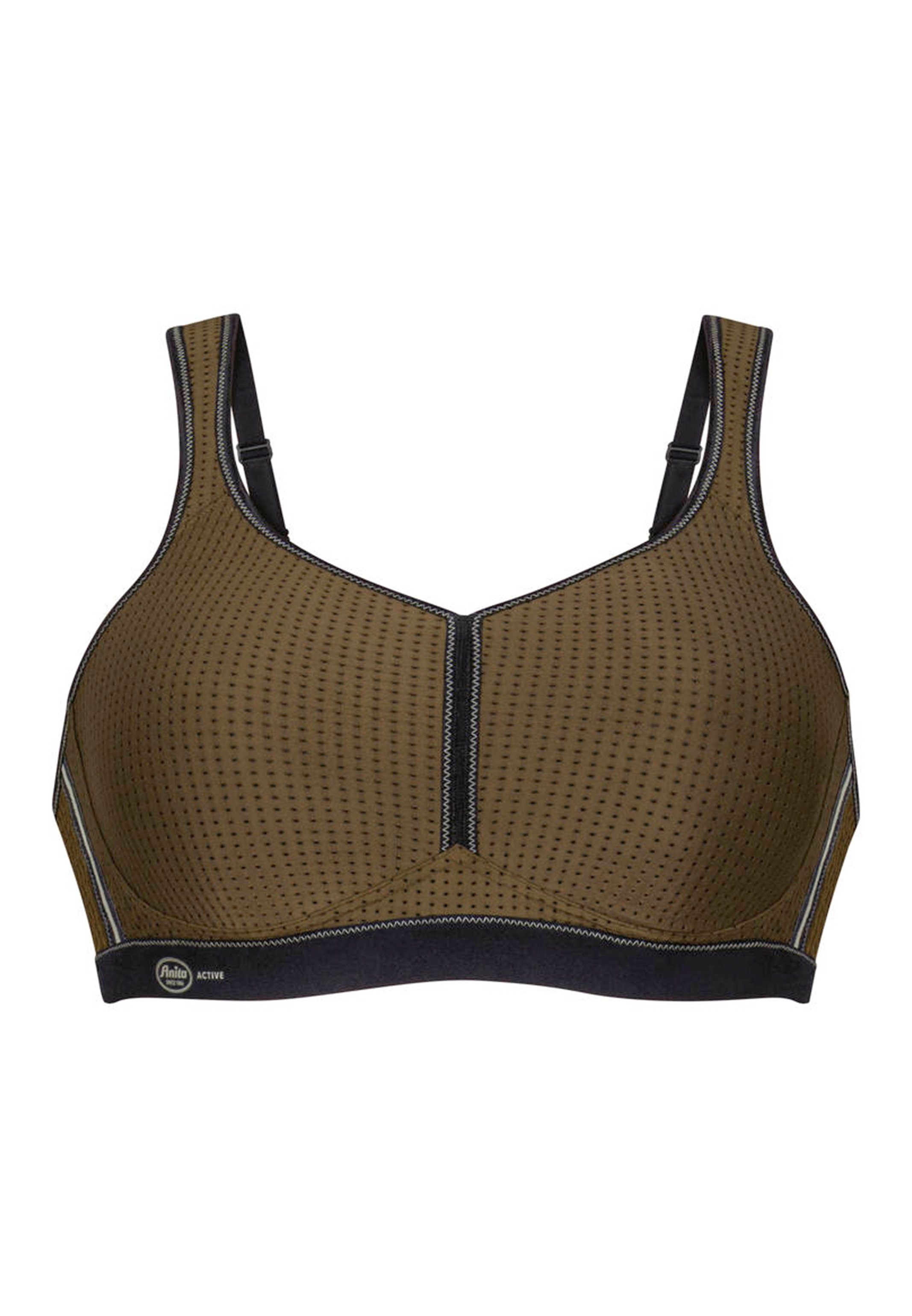 oliv-schwarz Sport-BH Cups Mit - Active - Performance Sport-BH dark vorgeformten Anita Atmungsaktiv (1-tlg) Anita