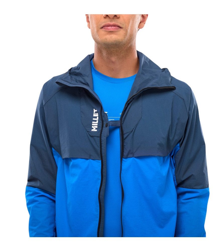 Millet Softshelljacke Intense Windbreaker (Stretchmaterial, winddicht) iconblau/denimblau