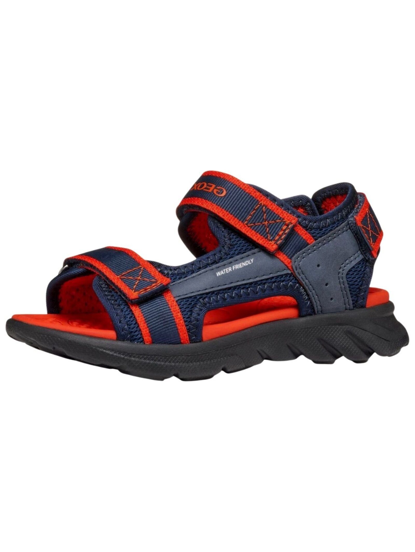 Geox Sandalen Lederimitat/Mesh Riemchensandale günstig online kaufen