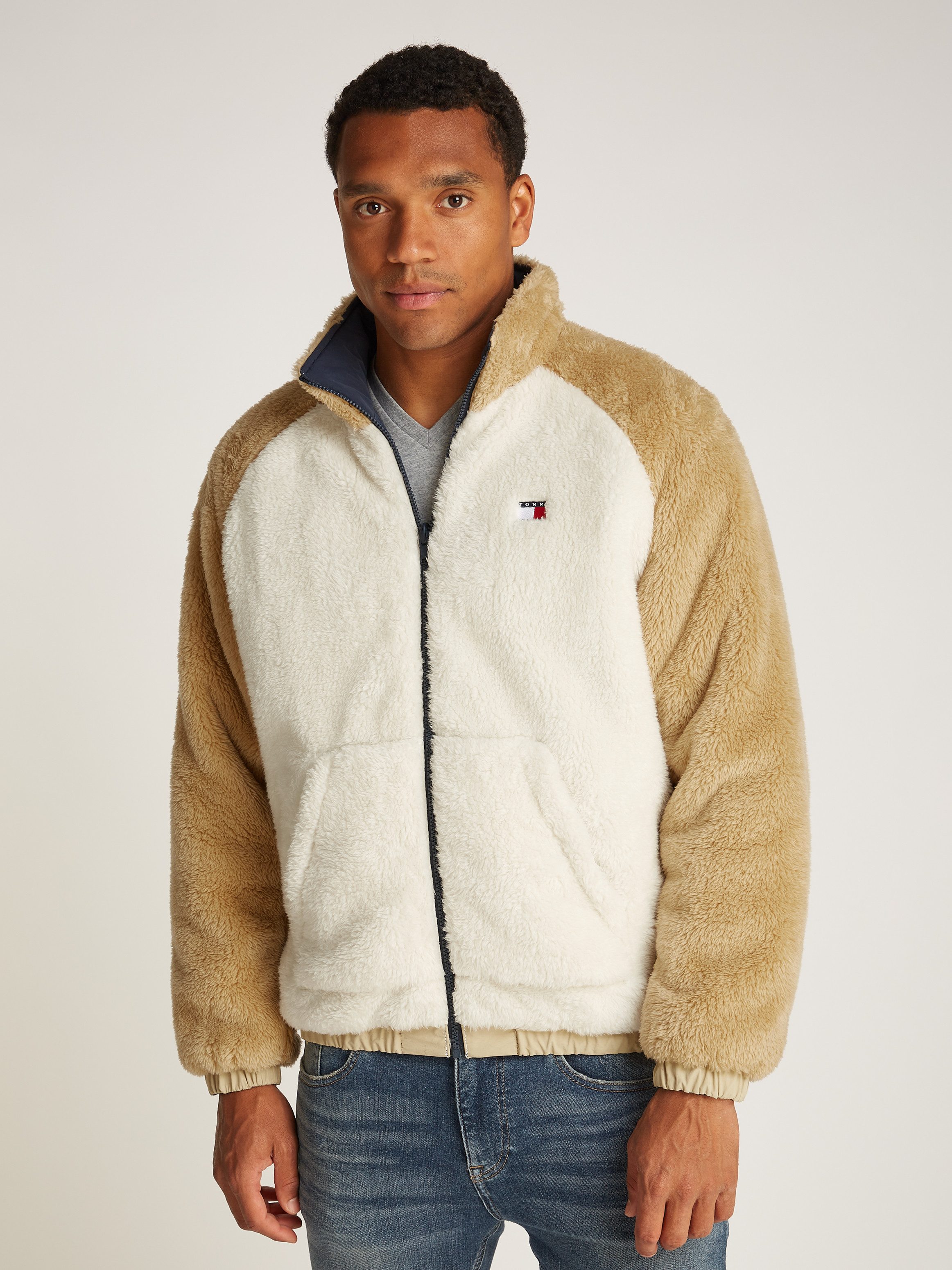 Tommy Jeans Bomberjacke TJM FLUFFY REVERSIBLE günstig online kaufen