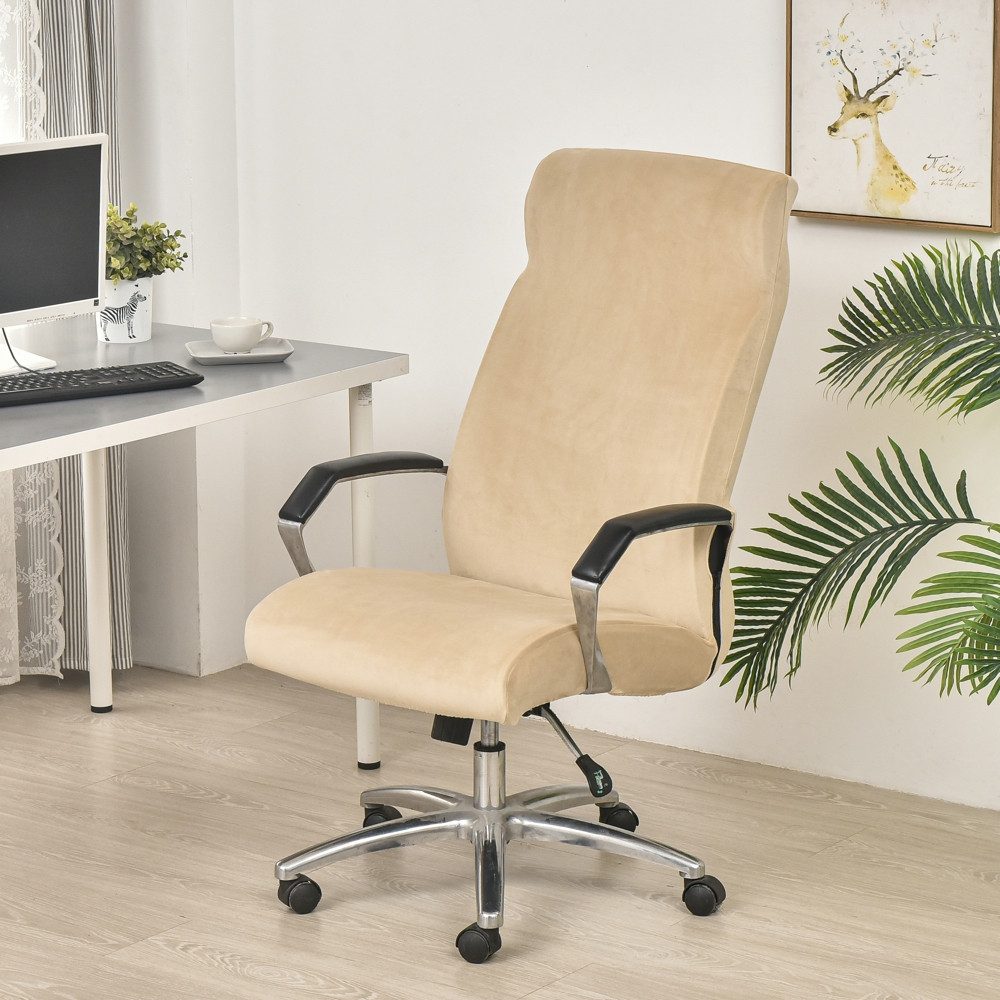 BYSURE Bürostuhlhusse, Plüsch-Stuhlbezug fürs Büro mit günstig online kaufen