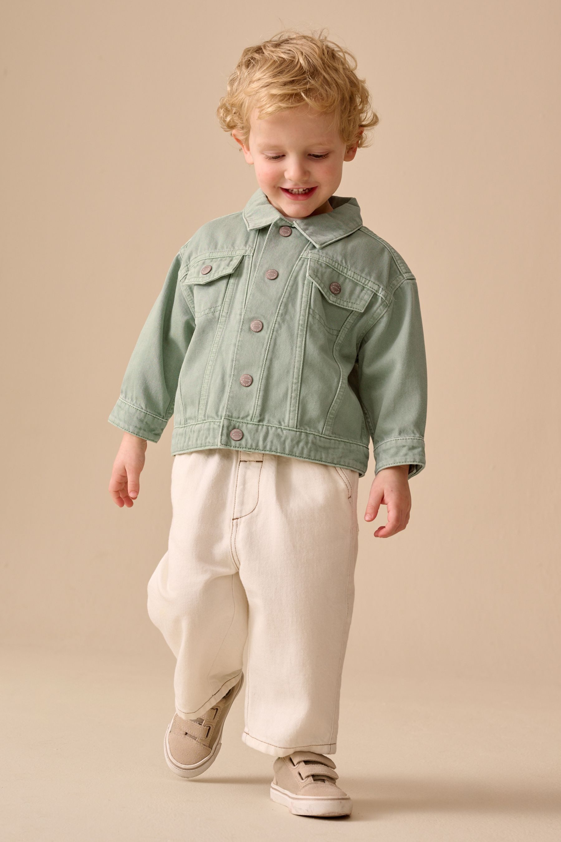 Next Jeansjacke Denim-Jacke aus 100 % Baumwolle (1-St)