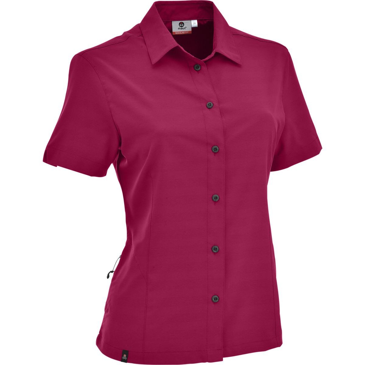 Maul Sport® Outdoorbluse Halserspitze 5XT - 1/2 Bluse elas. Ideal für sommerliche Wanderungen: atmungsaktive, schnelltrocknende