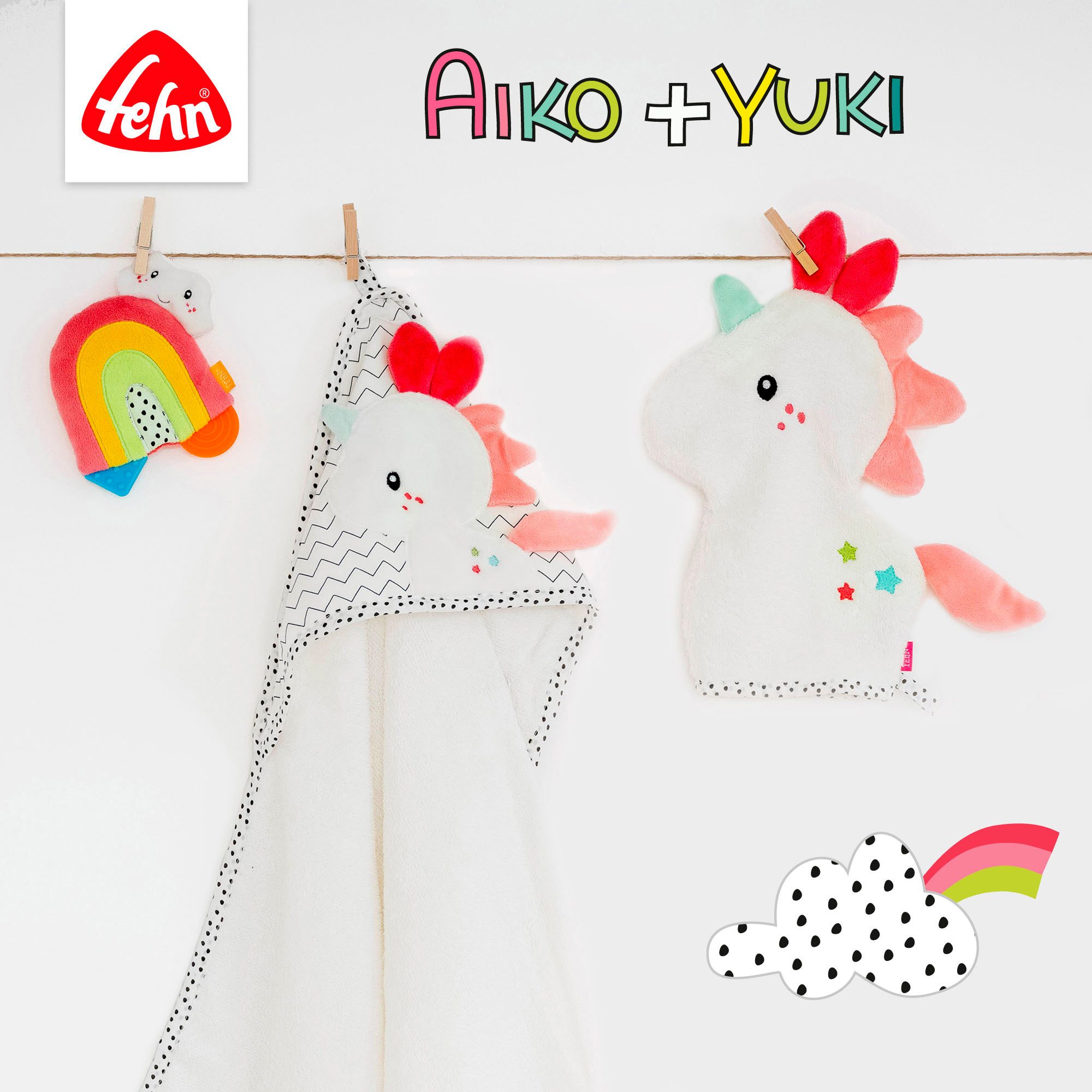 Fehn Spielbogen Aiko & Yuki, 3-D-Activity-Decke, mit Krabbeldecke günstig online kaufen