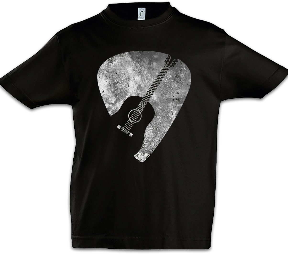 Print-Shirt Plectrum Kinder T-Shirt Guitar Gitarren Plektrum Pick Gitarrist