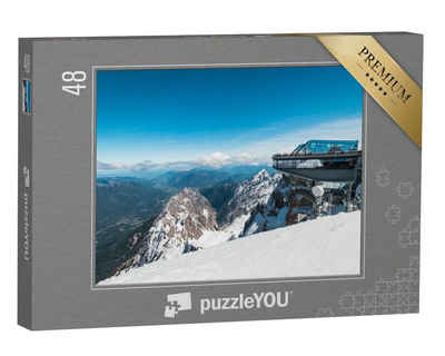 puzzleYOU Puzzle Gipfel der Zugspitze - höchste Berg Deutschlands, 48 Puzzleteile, puzzleYOU-Kollektionen Zugspitze