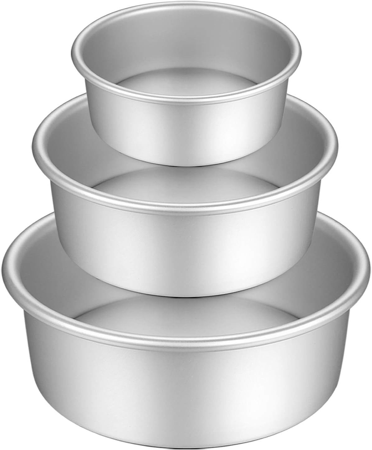 Springform Kuchenform Set aus eloxiertem Aluminium, Antihaft, 3 Größen.