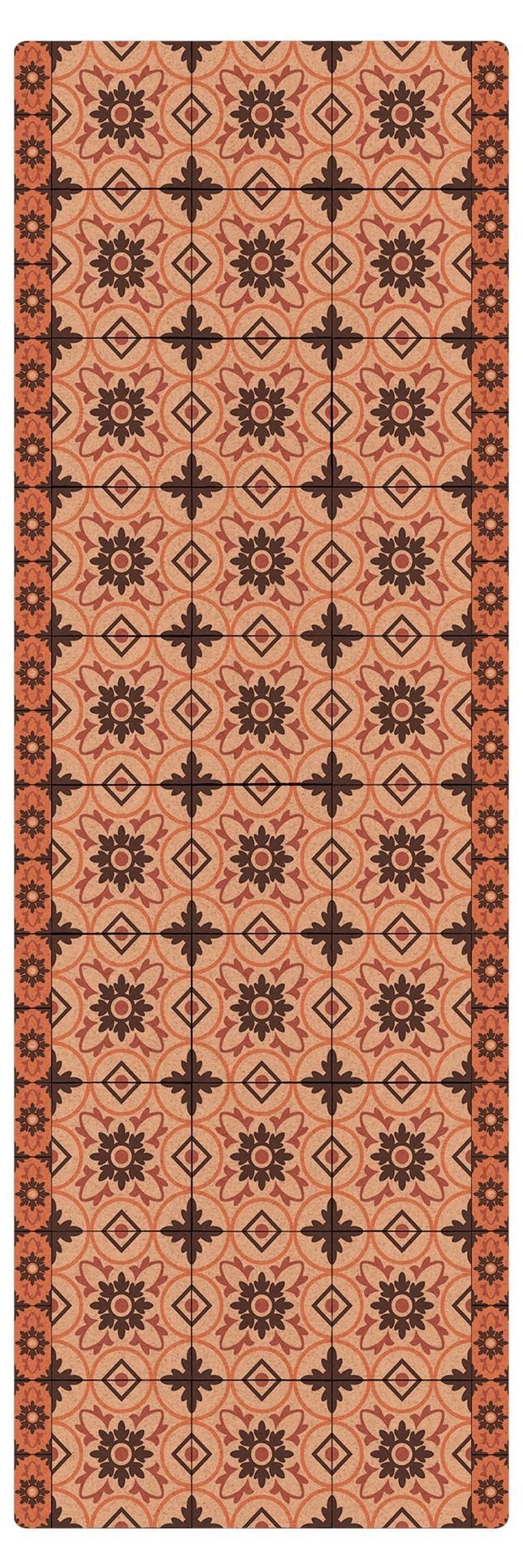 Bilderdepot24 Läufer Teppich Kork Flur Küche Fliesen Muster funktional modern funktional