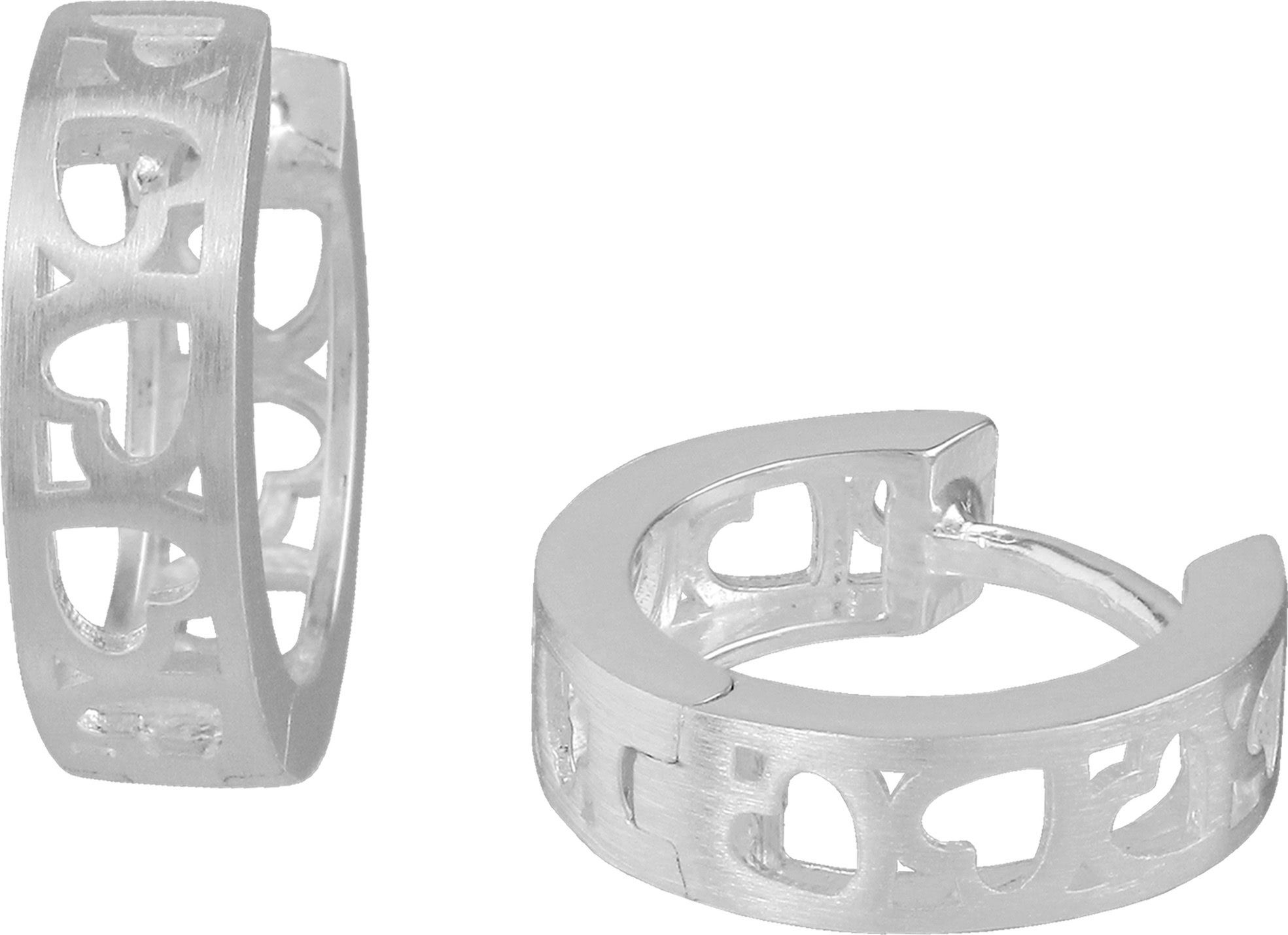 Paar Creolen SilberDream Ohrringe 15mm 925 Silber