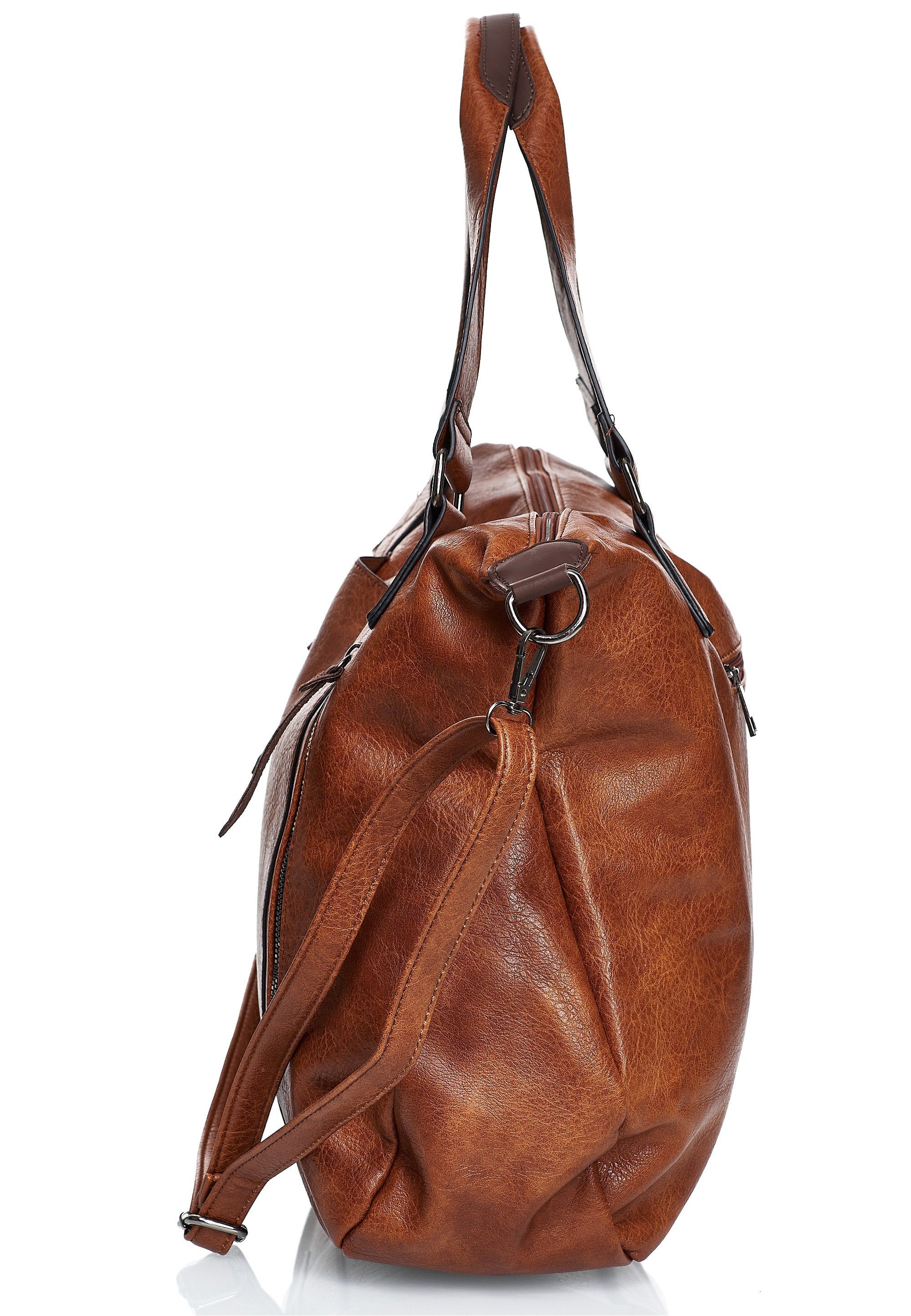 Harpa Henkeltasche ASTER (1-tlg), mit dekorativen Reißverschlussfächern auf der Vorderseite