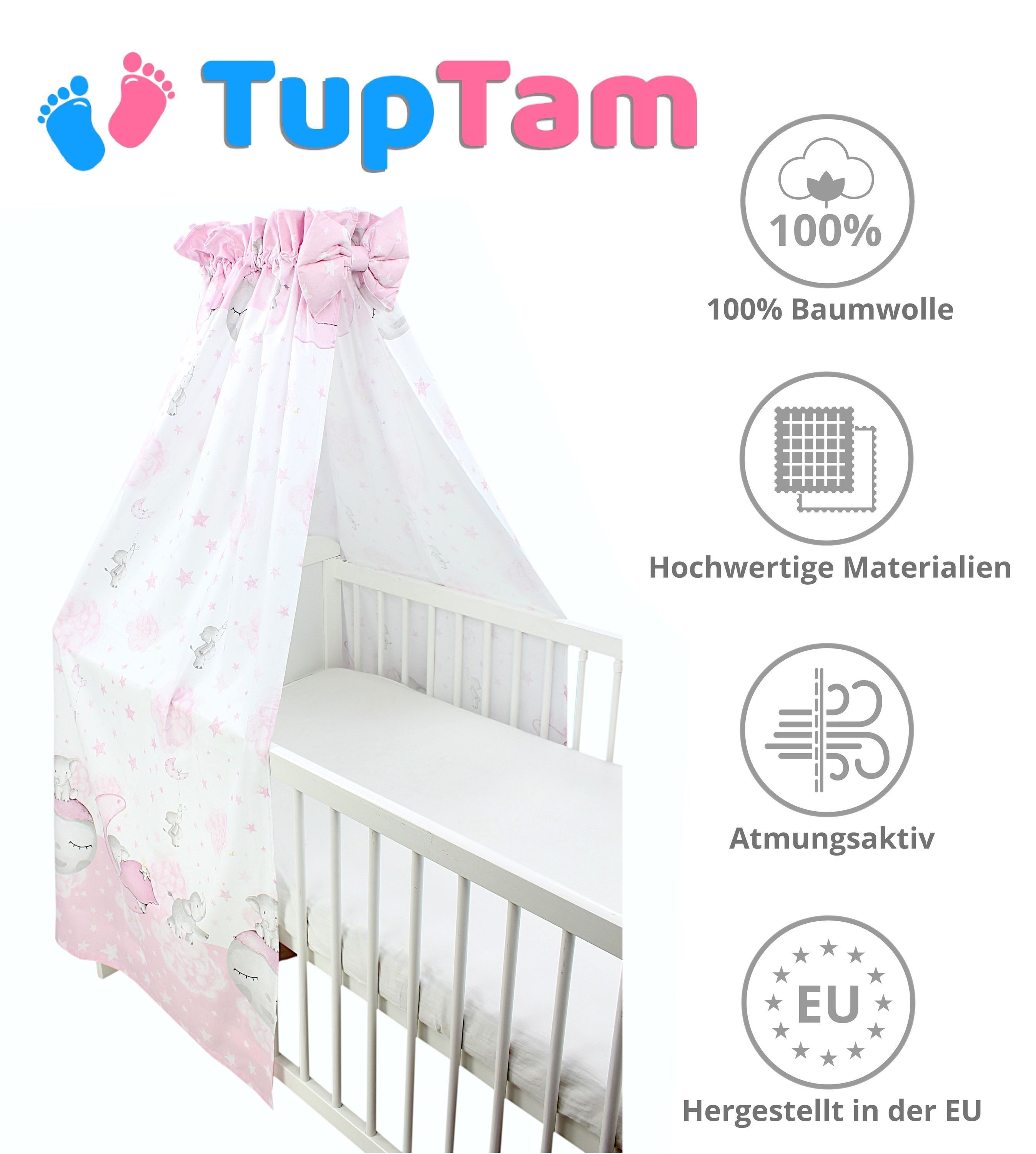 TupTam Betthimmel TupTam Babybett Himmel mit Schleifchen günstig online kaufen