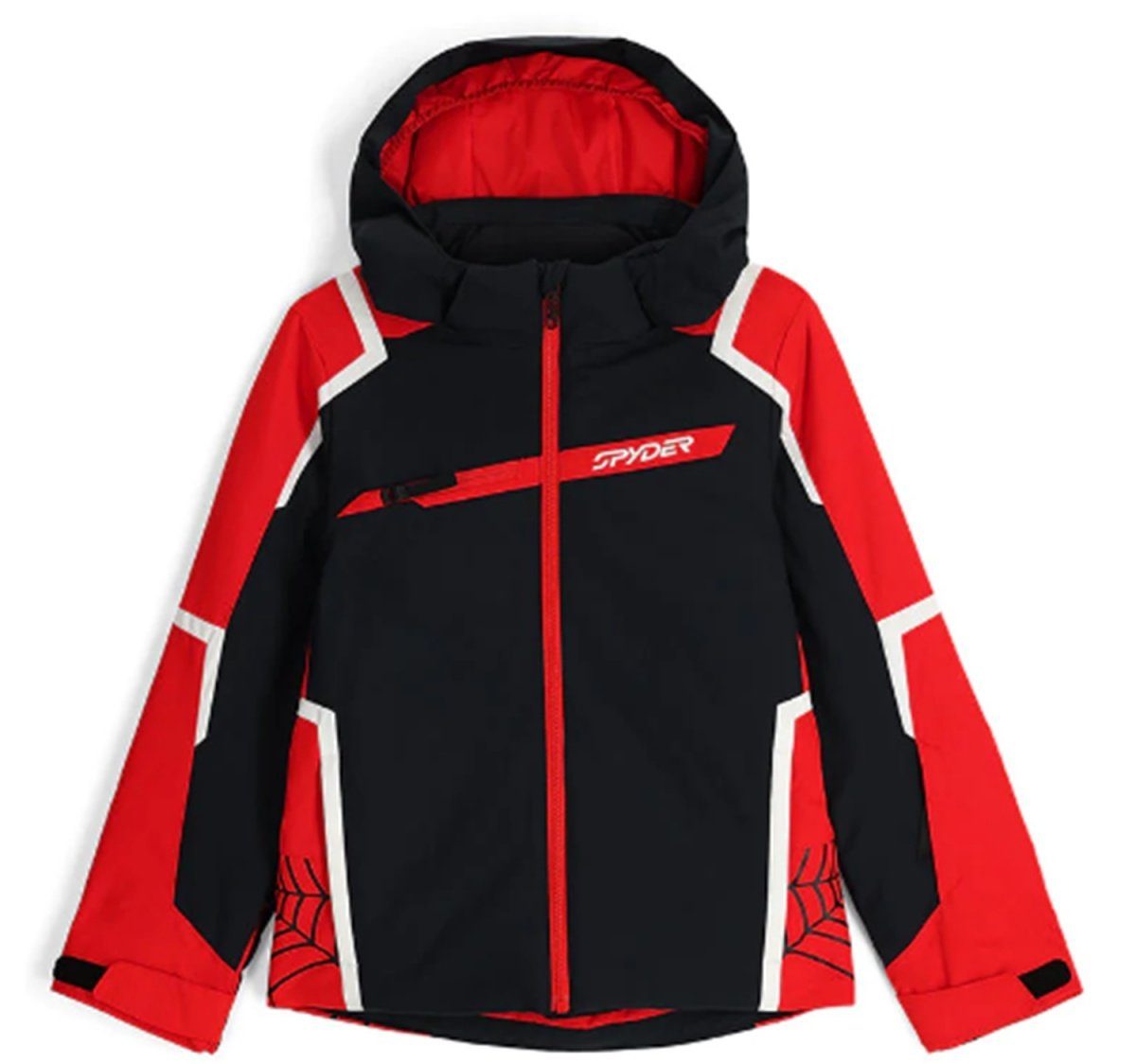 Spyder Skijacke Spyder Challenger Jacket Kinder Skijacke Winterjacke 38SG075314 BLK