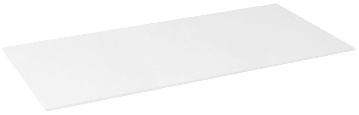 Sapho Waschtischplatte Platte Rockstone 101x1,2x47cm, Weiß matt, Sapho-CRR101-0101