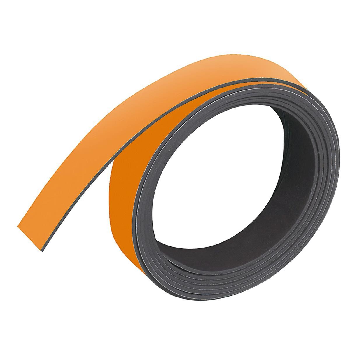 FRANKEN Magnet-Werkzeugleiste FRANKEN Magnetband, (L)1.000 x (T)10 x (H)1 mm, orange