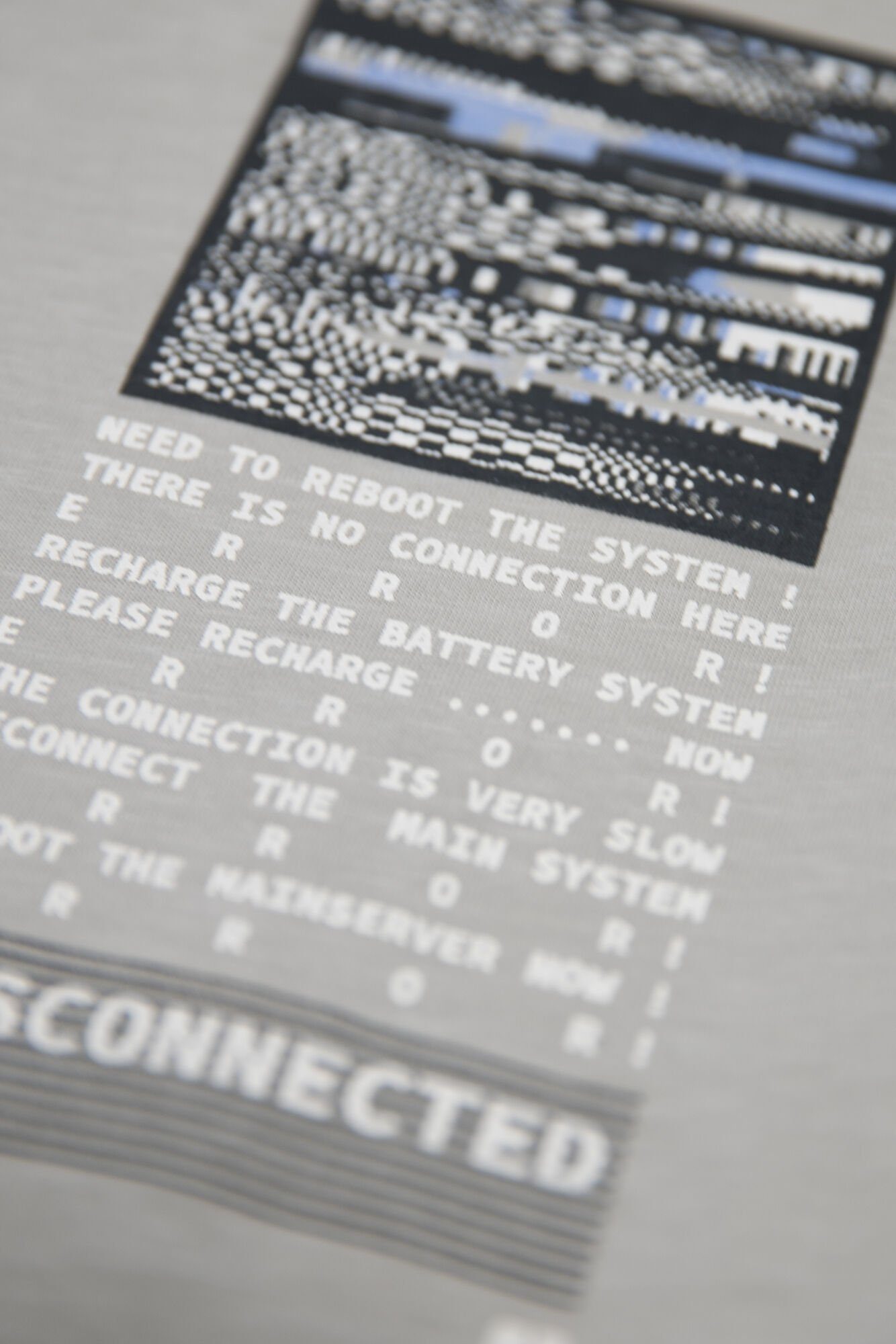 mit T-Shirt Rückenprint Garcia cement