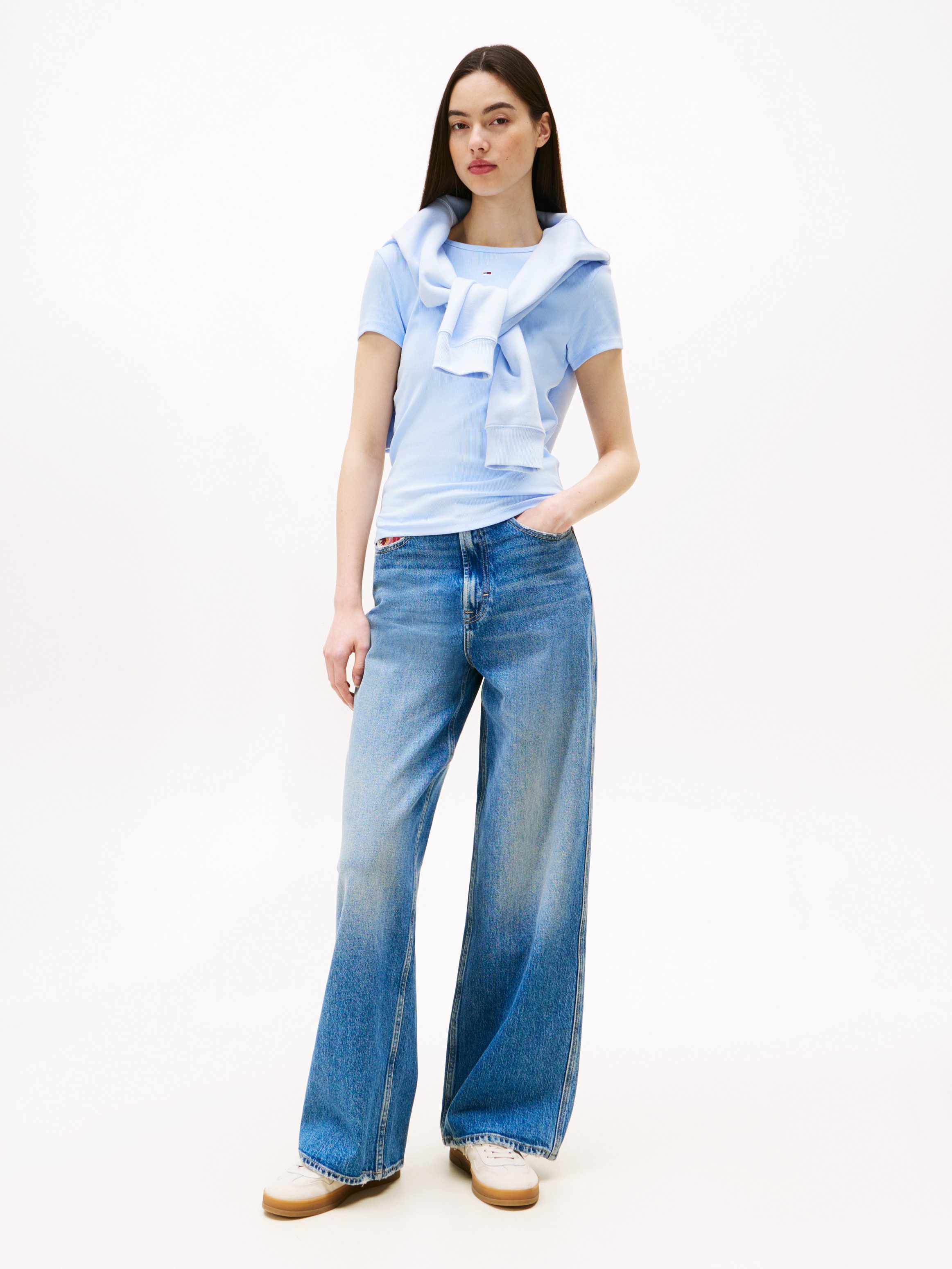 Tommy Jeans Curve T-Shirt Slim Essential Große Größen