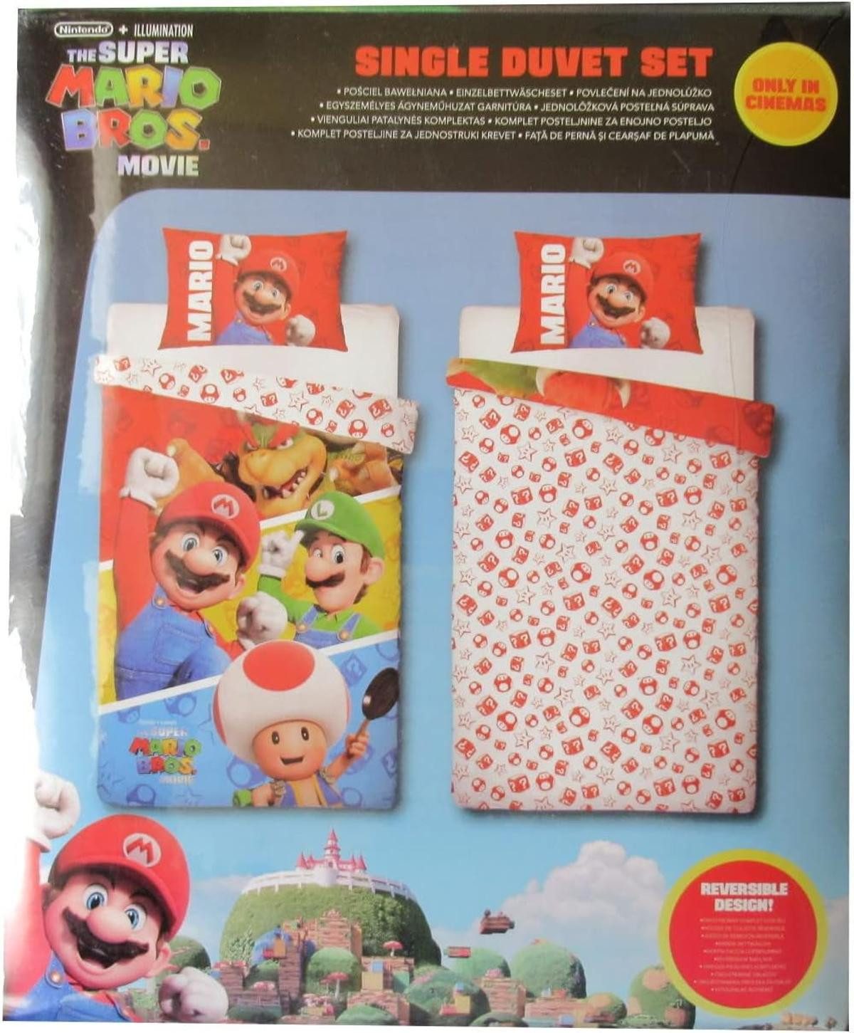 Halantex Jugendbettwäsche Halantex Nintendo Super Mario Bettwäsche Bettbezu günstig online kaufen