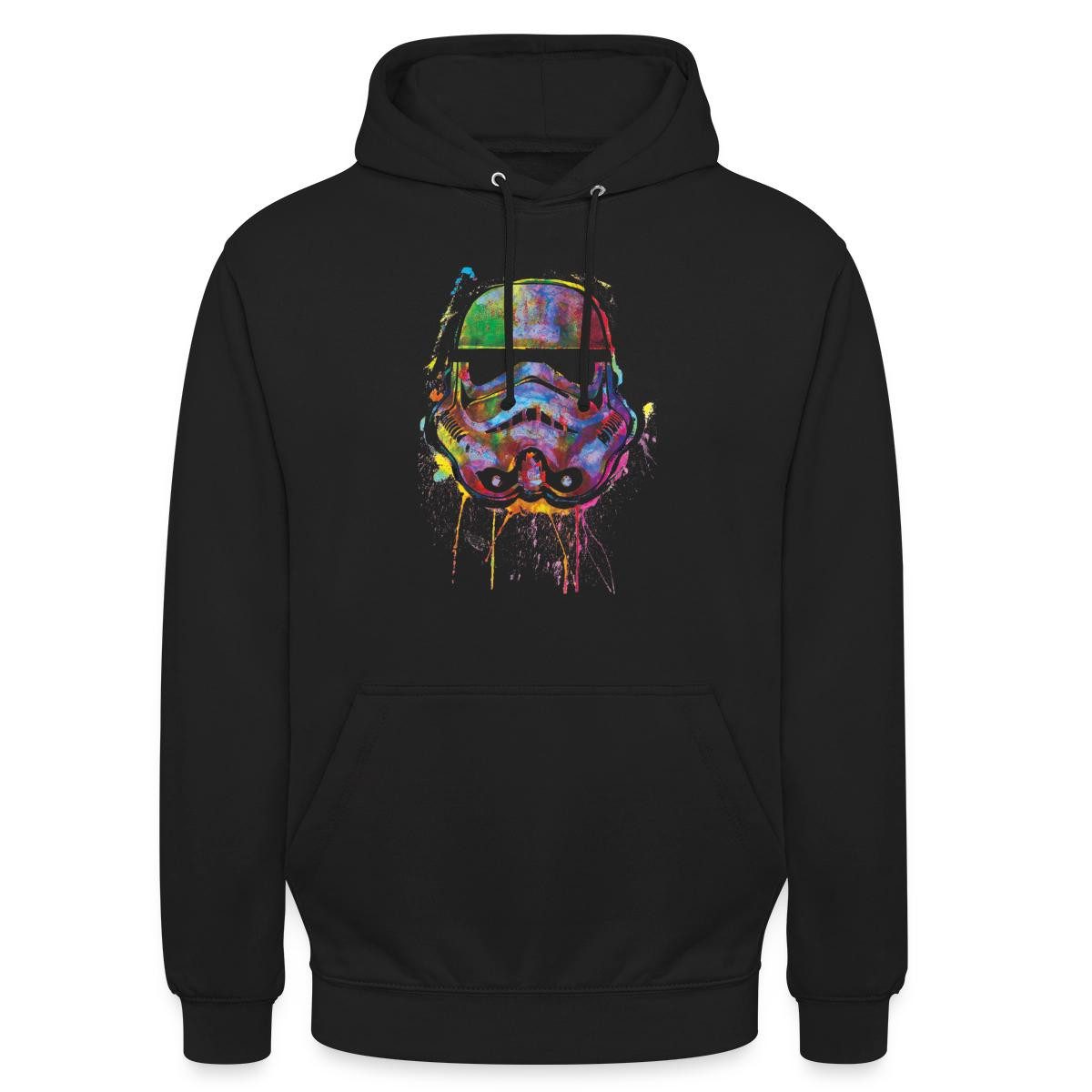 Hoodie Star Wars Stormtrooper Helm Graffiti Style Unisex Hoodie