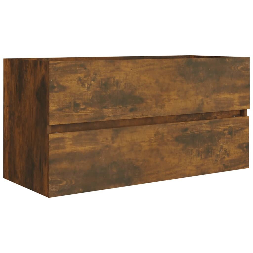 vidaXL Waschtisch 90 x 385 x 45 cm Waschbeckenschrank Waschtischschrank Unterschrank Räu