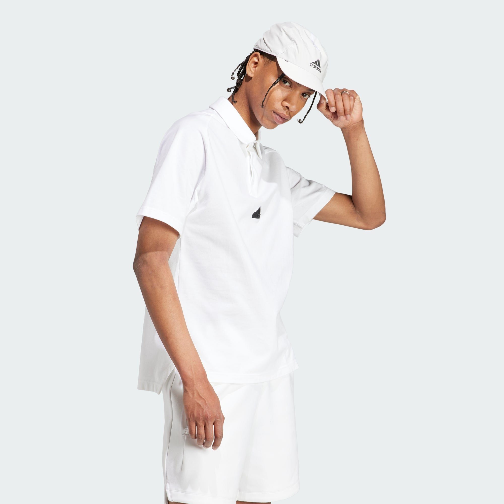 ADIDAS White PREMIUM Sportswear Z.N.E. POLOSHIRT adidas T-Shirt