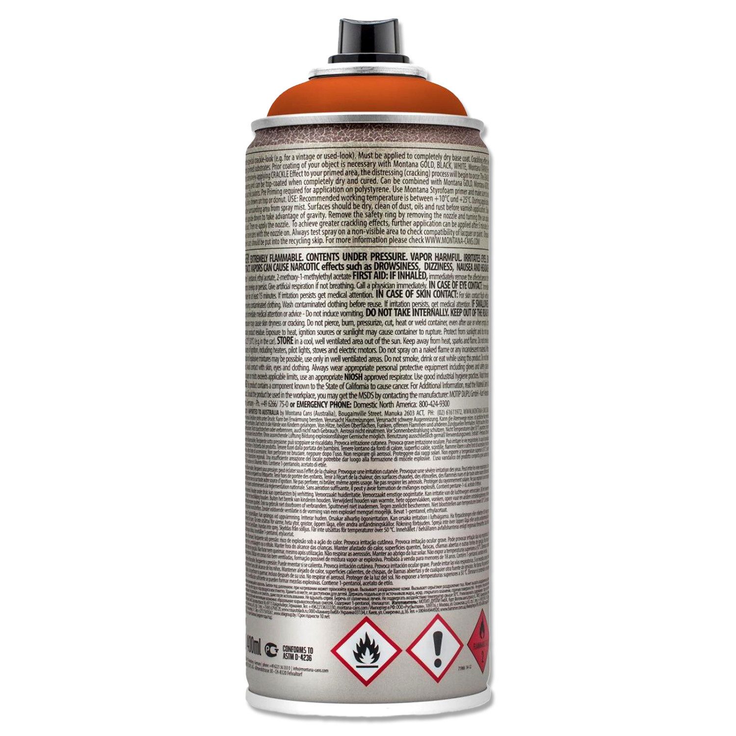 Montana Cans Sprühlack Sprühlack, Montana CRACKLE, Riss-Effekt, 400ml, Farbauswahl