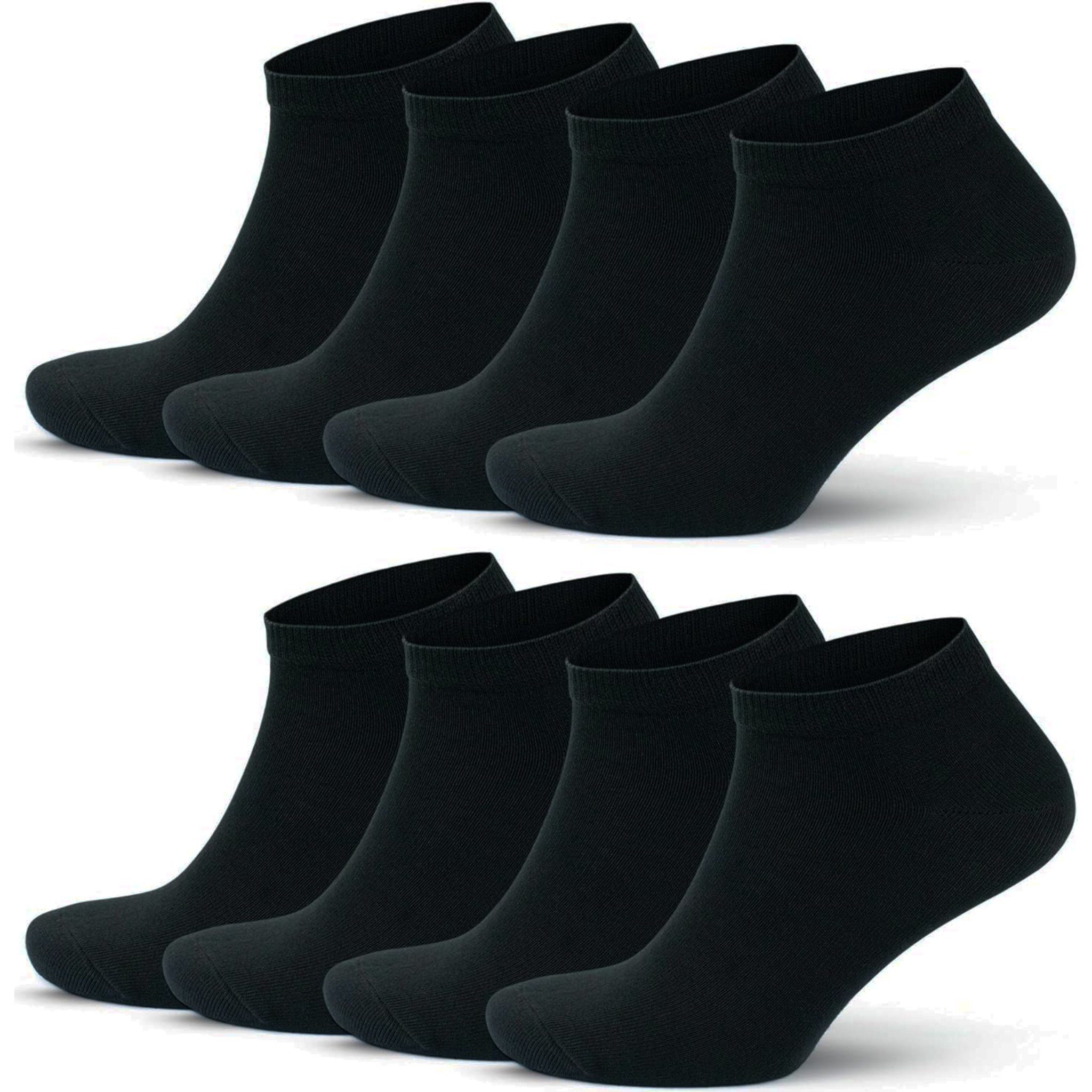 NERS Sneakersocken aus gekämmter Baumwolle für Damen und Herren, ohne drückende Naht (6-Paar) Premium Sneaker Socken mit Komfortbund, atmungskativ
