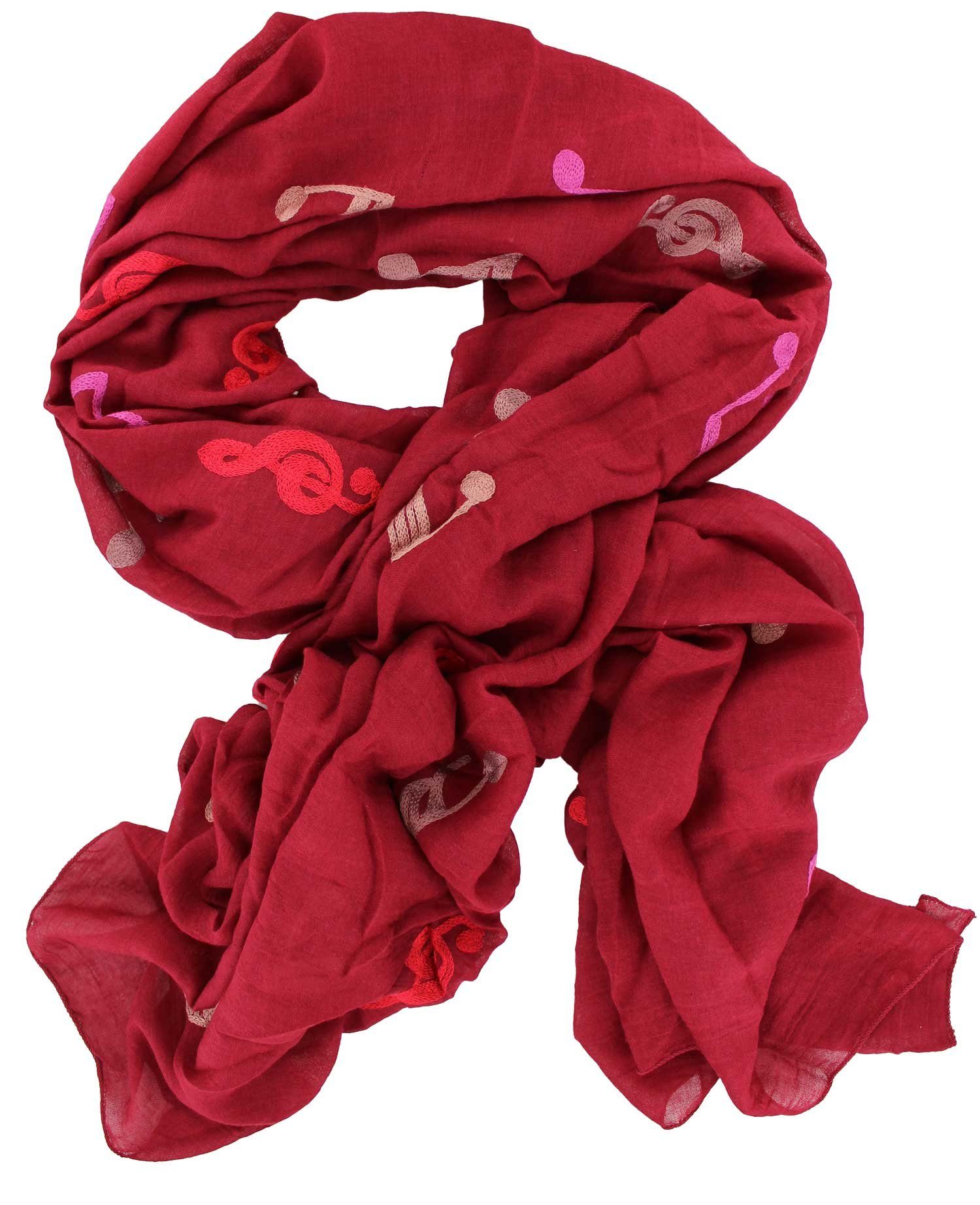 mugesh Schal Schal Notenschlüssel, für Musikerinnen und Musiker