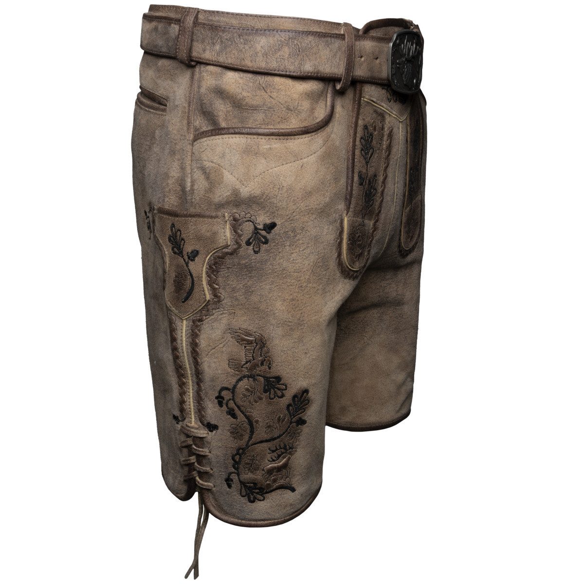 Spieth & Wensky Trachtenlederhose Archibald Herren (1-tlg) Trachtenlederhose, Trachtenhose, Bayerische Lederhose, Oktoberfest