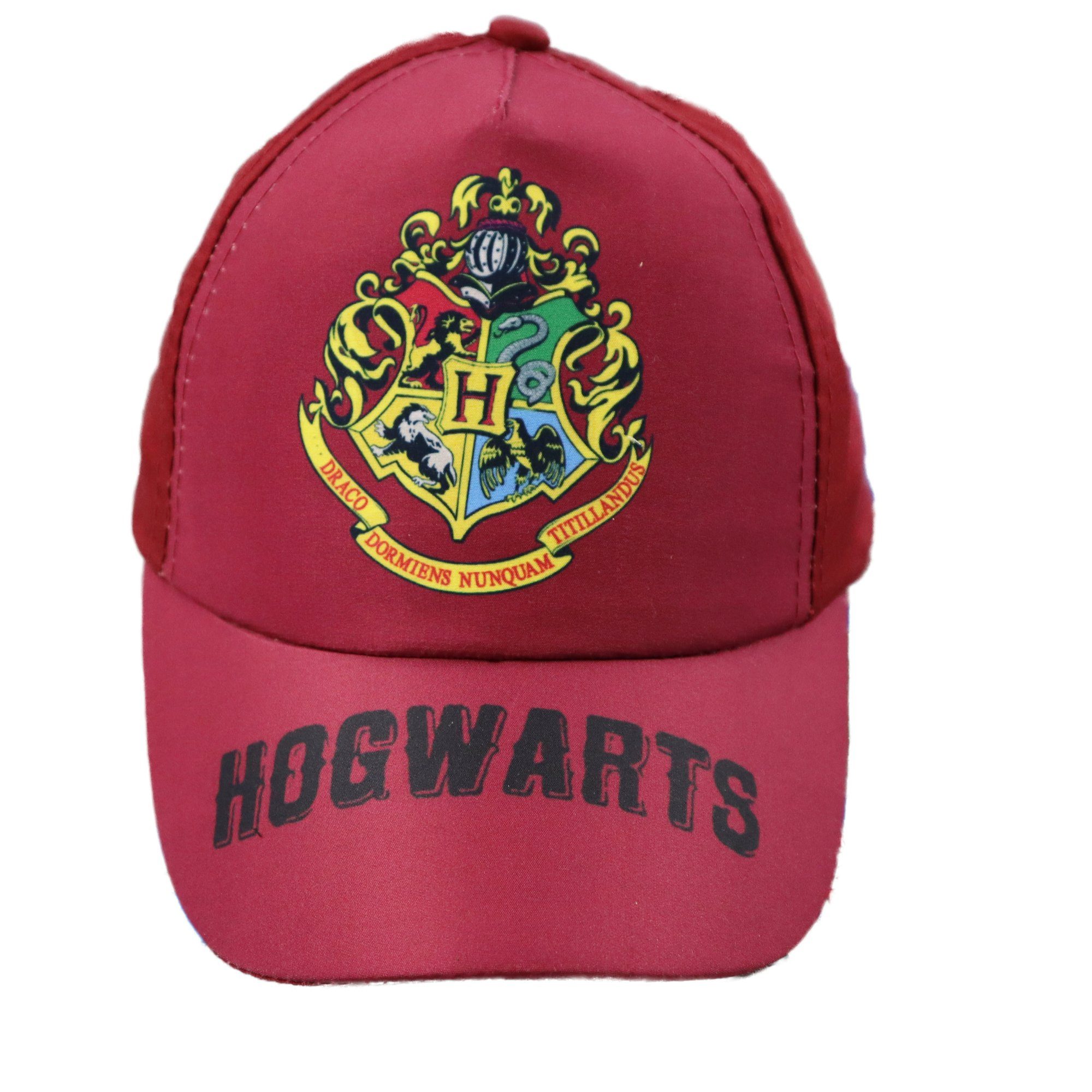 Harry Potter Baseball Cap Harry Potter Hogwarts Kinder Jugend Basecaps Gr. 54 oder 56, Rot oder Schwarz