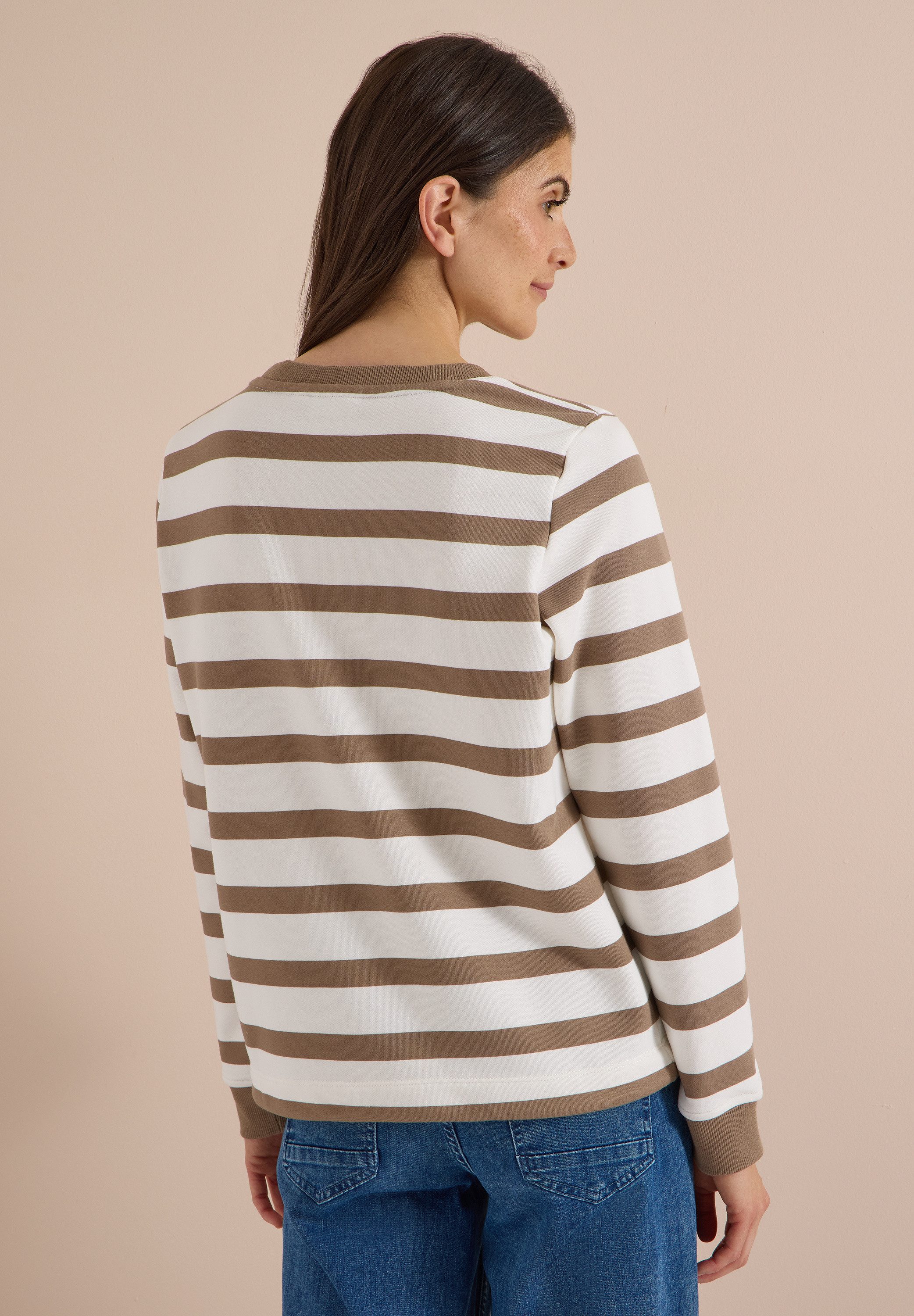 CECIL Sweatshirt mit Rundhalsausschnitt