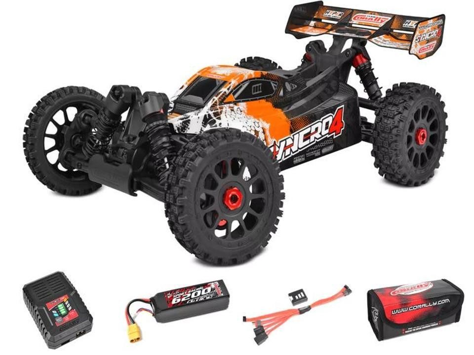 Corally RC-Auto Team Corally - Syncro-4 RTR - Drive'n Go Pack 4S - Orange