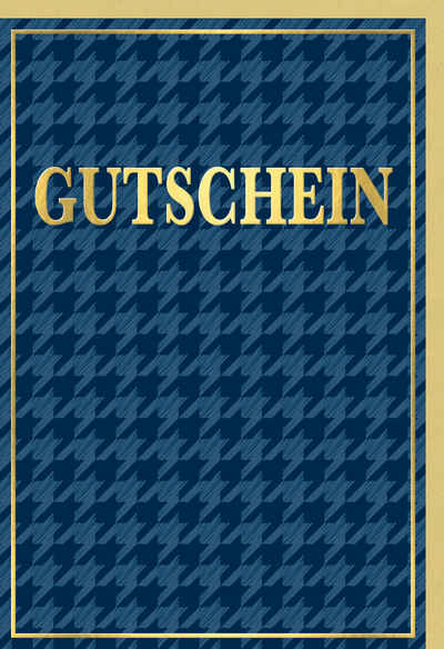 Verlag Dominique Grußkarten Gutschein - Glückwunschkarte im Format 11,5 x 17 cm mit Umschlag - Gol