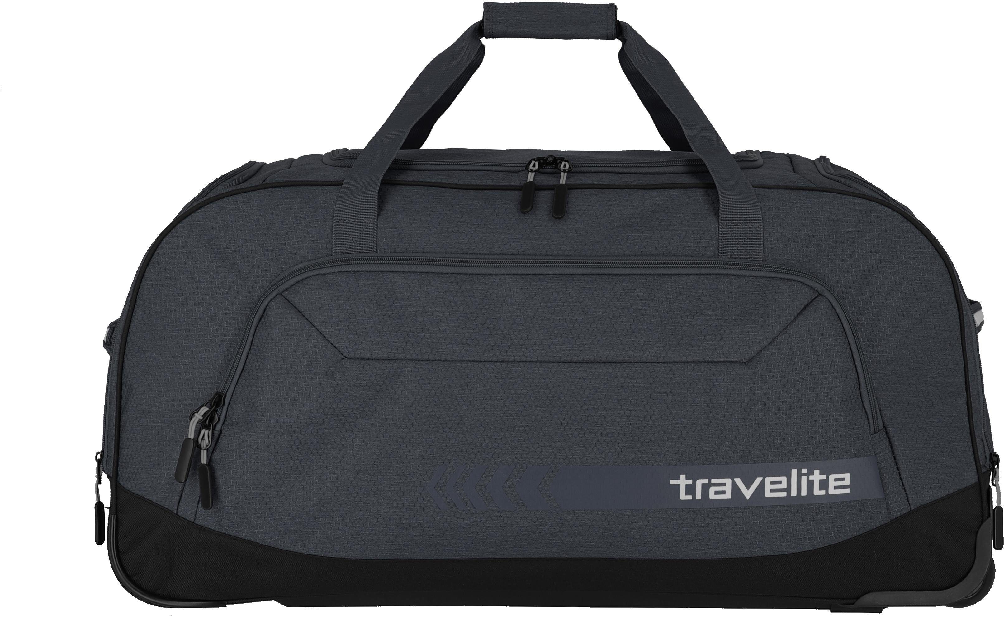 travelite Weichgepäck-Trolley KICK OFF Reisetasche mit Rollen, 2 Rollen, große Reise- und Freizeittasche – ideal als Reisegepäck