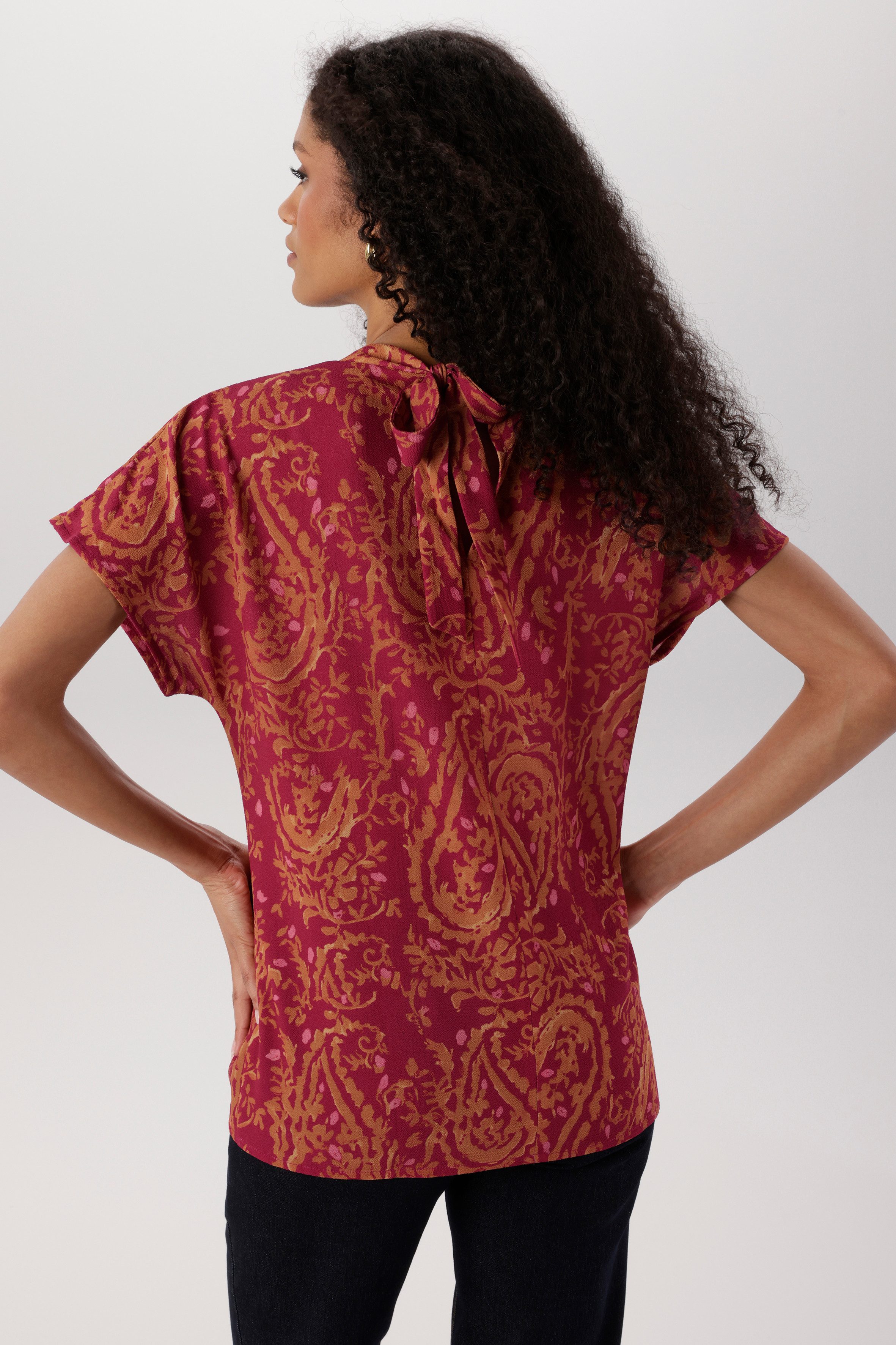 Aniston SELECTED Kurzarmbluse in extra weiter Form - NEUE KOLLEKTION
