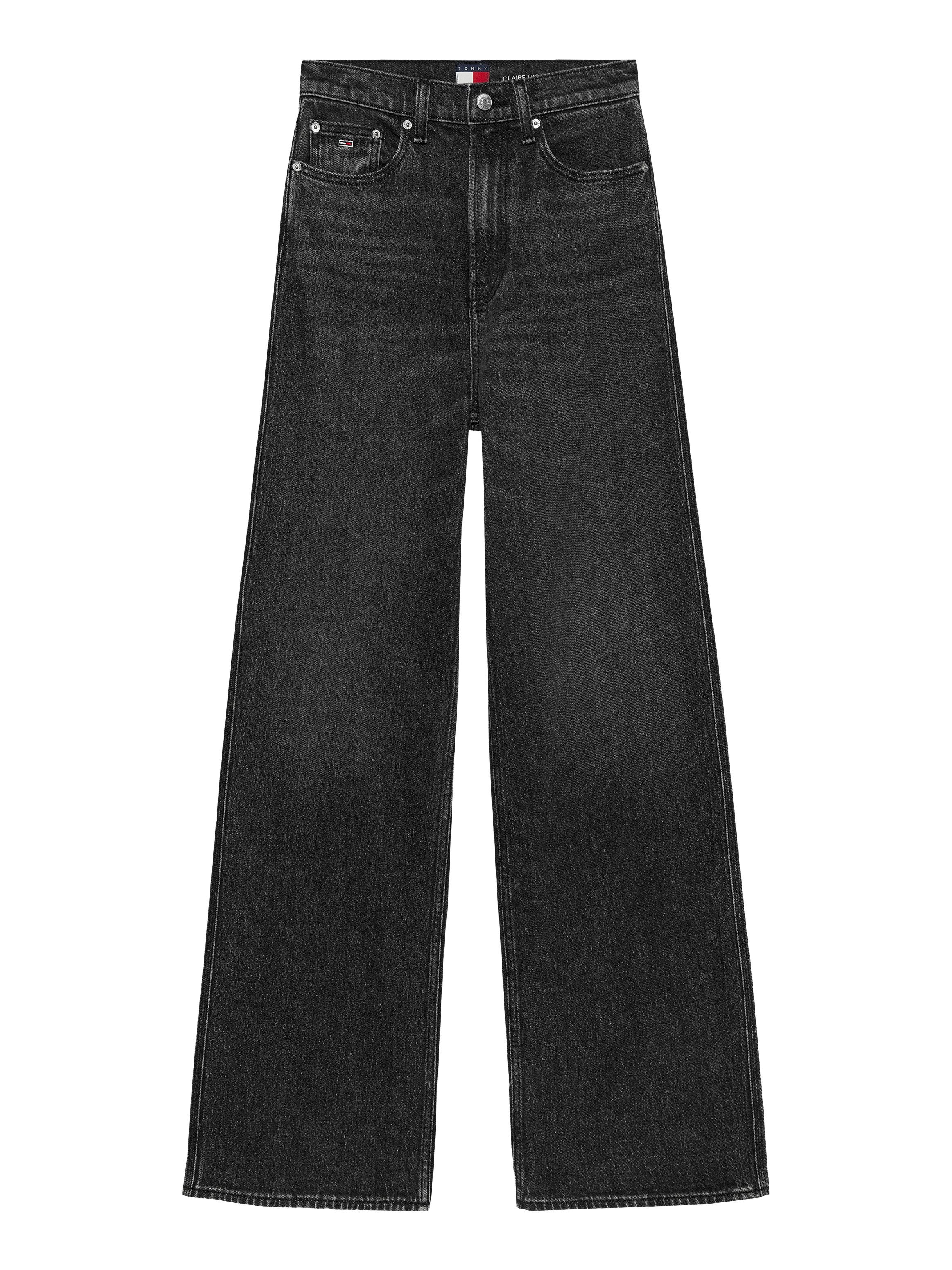 Tommy Jeans Weite Jeans Claire High Rise mit Logo-Badge