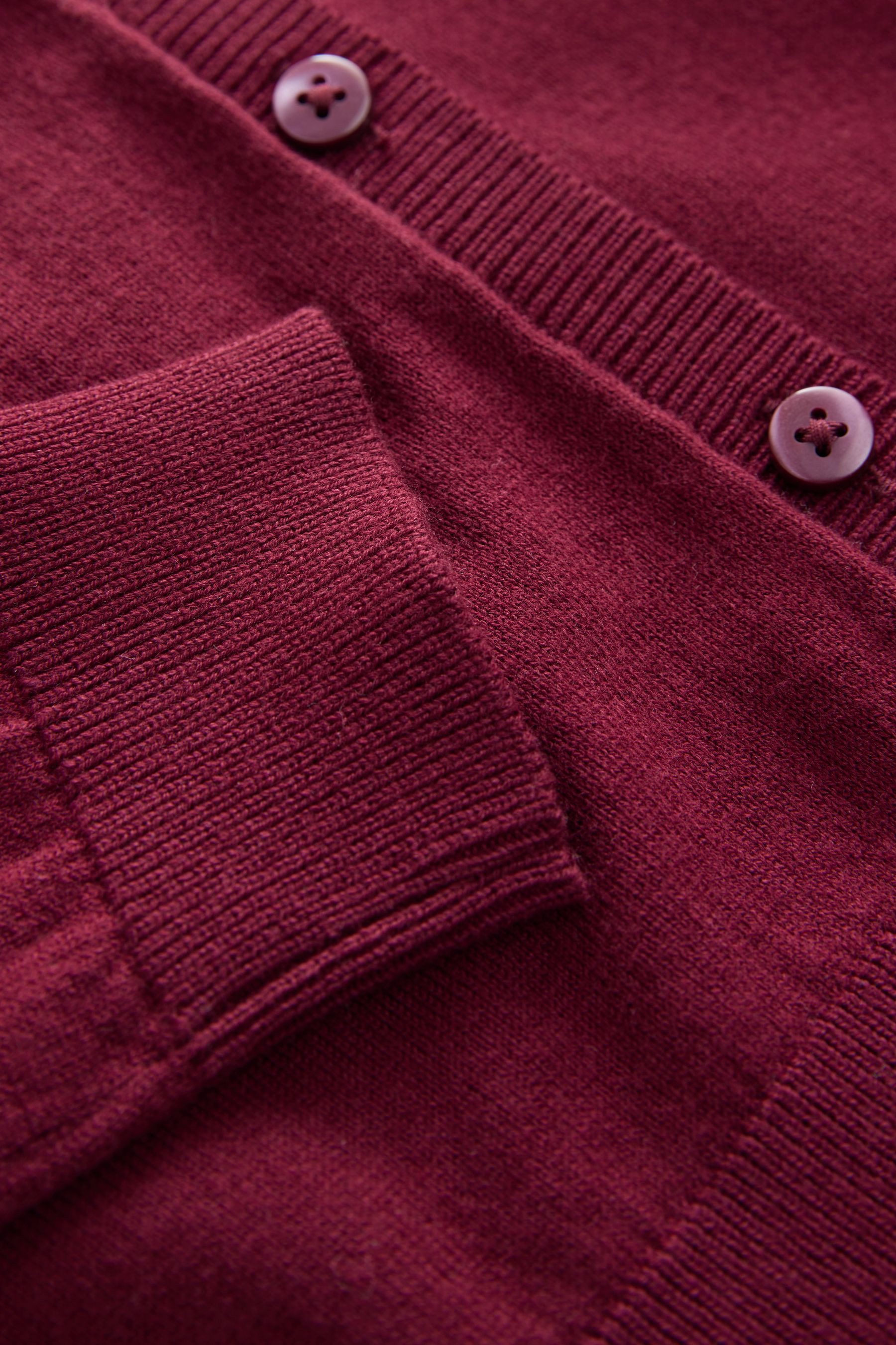 Next Strickjacke Schul-Strickjacke mit gerüschten Schultern (1-tlg)