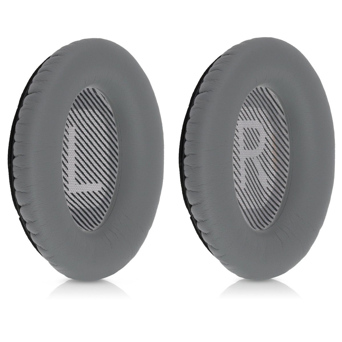 kwmobile 2x Ohr Polster für Bose Quietcomfort 35 35II 25 15 / QC35etc. Ohrpolster (Ohrpolster Kopfhörer - Kunstleder Polster für Over Ear Headphones)