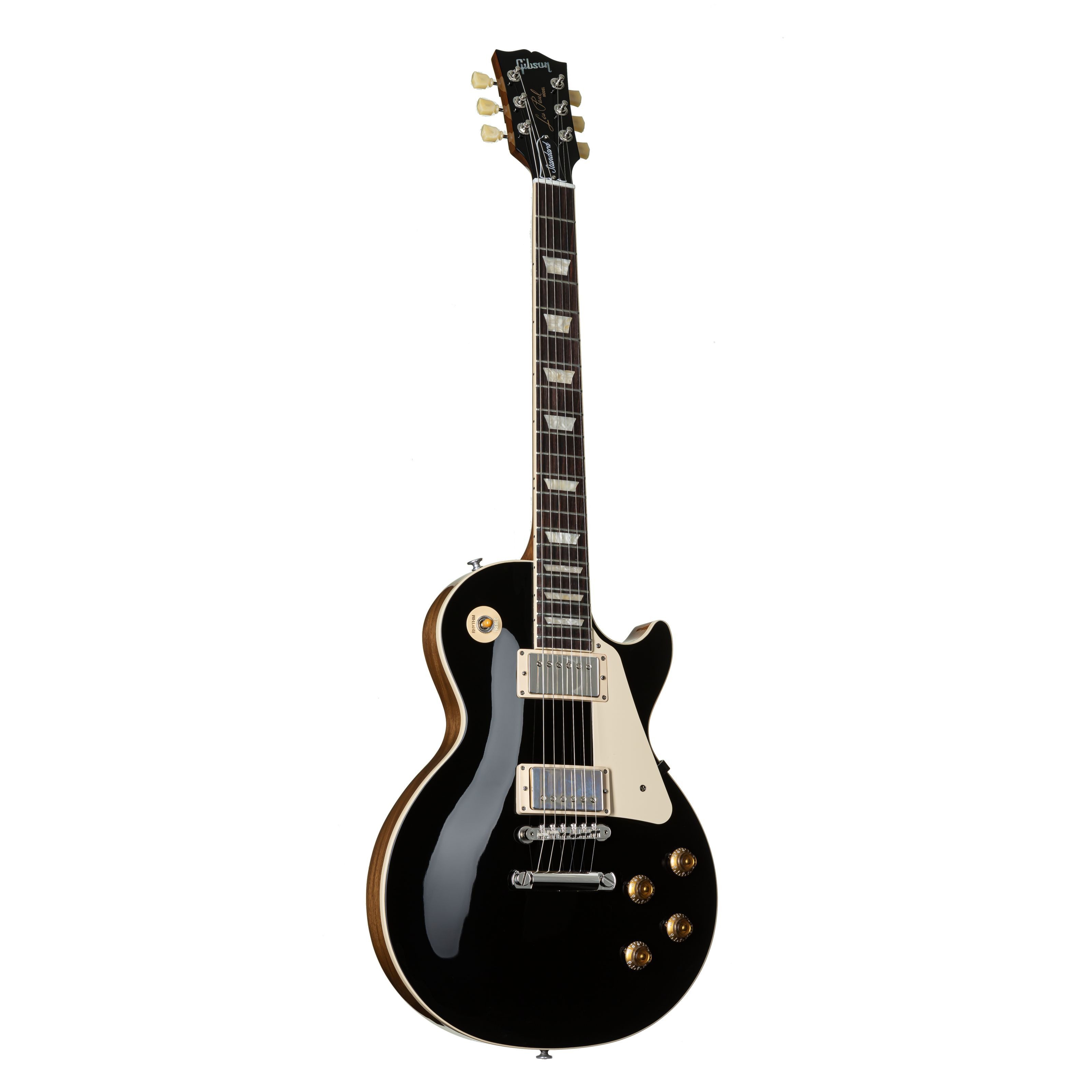 Gibson E-Gitarre, E-Gitarren, Single Cut Modelle, Les Paul Standard '50s Plain Ebony Top - Single Cut E-Gitarre
