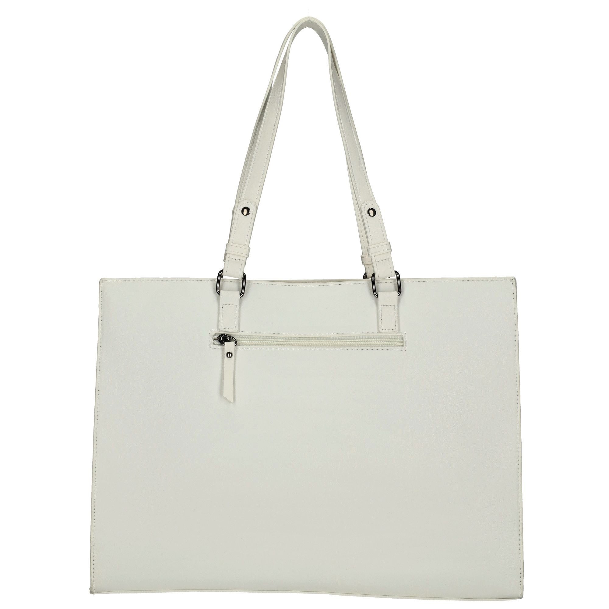 Christian Wippermann Umhängetasche Große Damen Tasche Schultertasche Bag Leder Optik (1 tlg), Handtasche