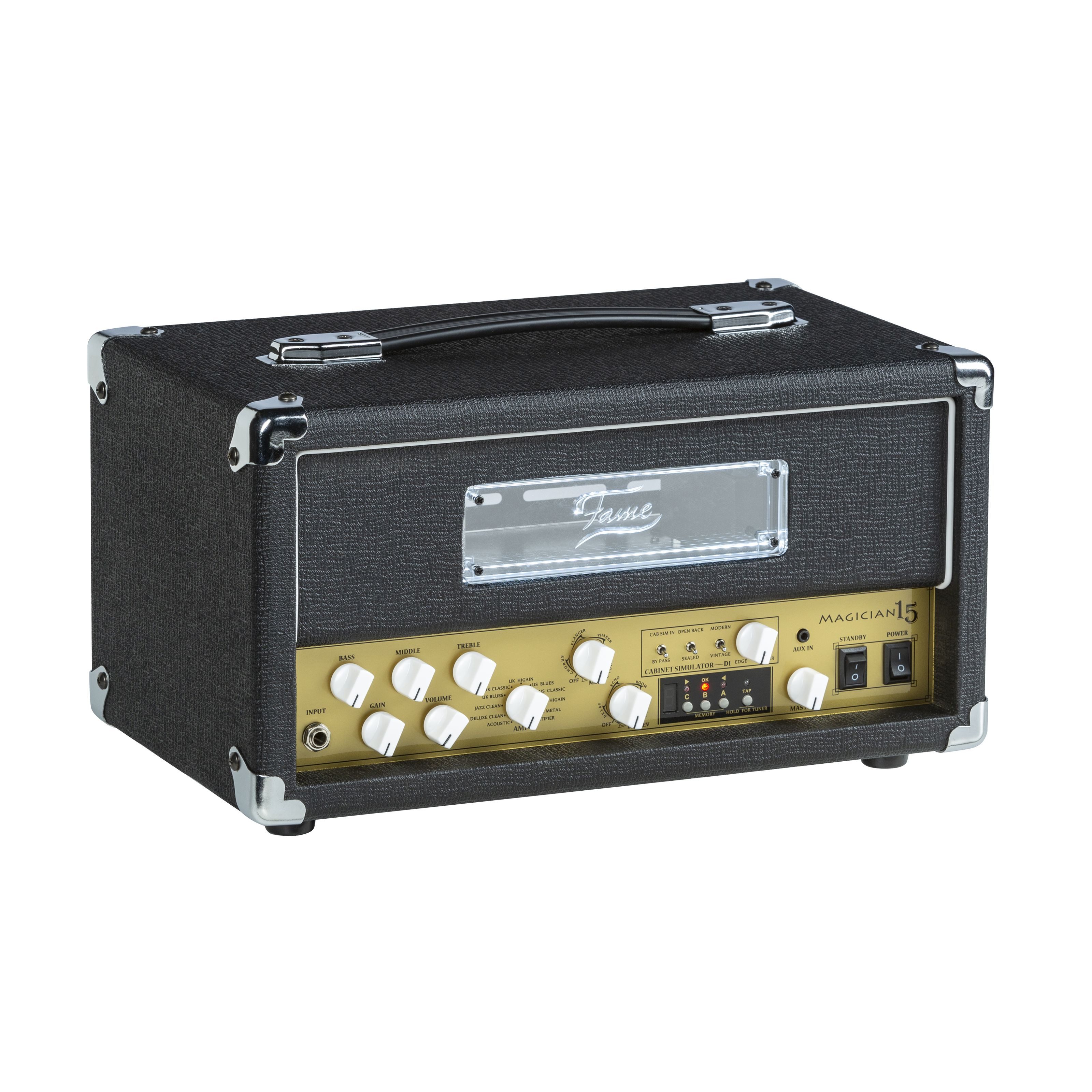 FAME Verstärker (Magician 15 - Röhren Topteil für E-Gitarre)