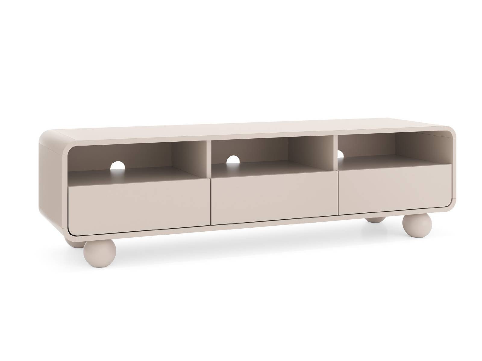 yourhouse24 Lowboard RTV-Schrank Albion 160 cm Kaschmir