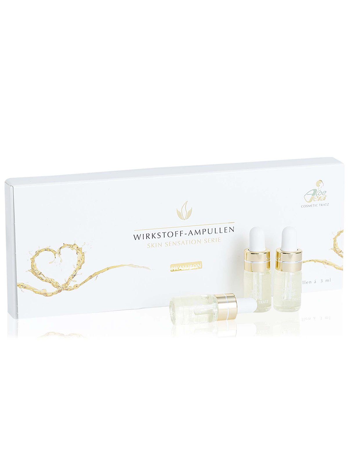 Cosmetic Gesichtsserum Vera 7-tlg. Hyaluron Tratz Aloe Sensation Serie, Stk. Ampullen 7 Skin