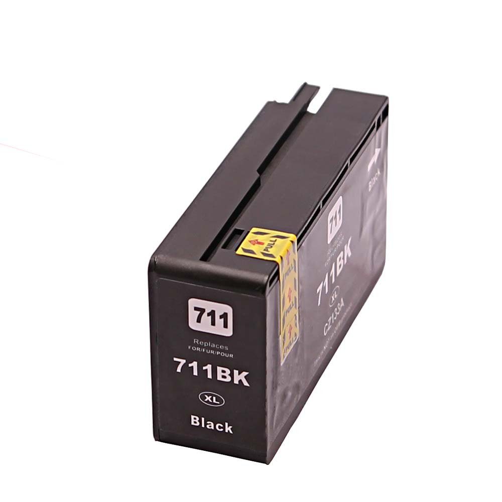 ABC Tintenpatrone (Kompatible Druckerpatrone Designjet T520 24) T120 Schwarz HP 711 für