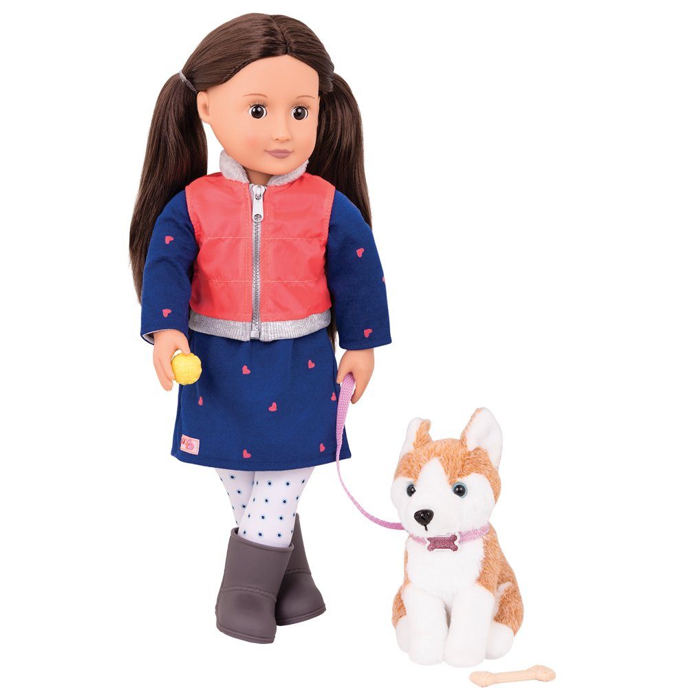 Our Generation Anziehpuppe Puppe Leslie 46cm