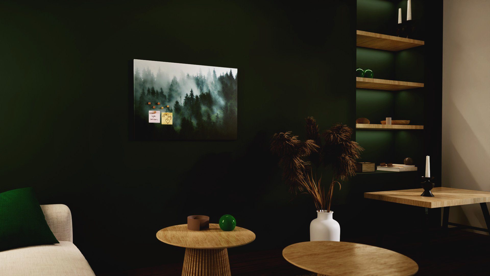 ALLboards Magnettafel Magnettafel CANVASboards 90×60 cm Memoboards Magnetpi günstig online kaufen