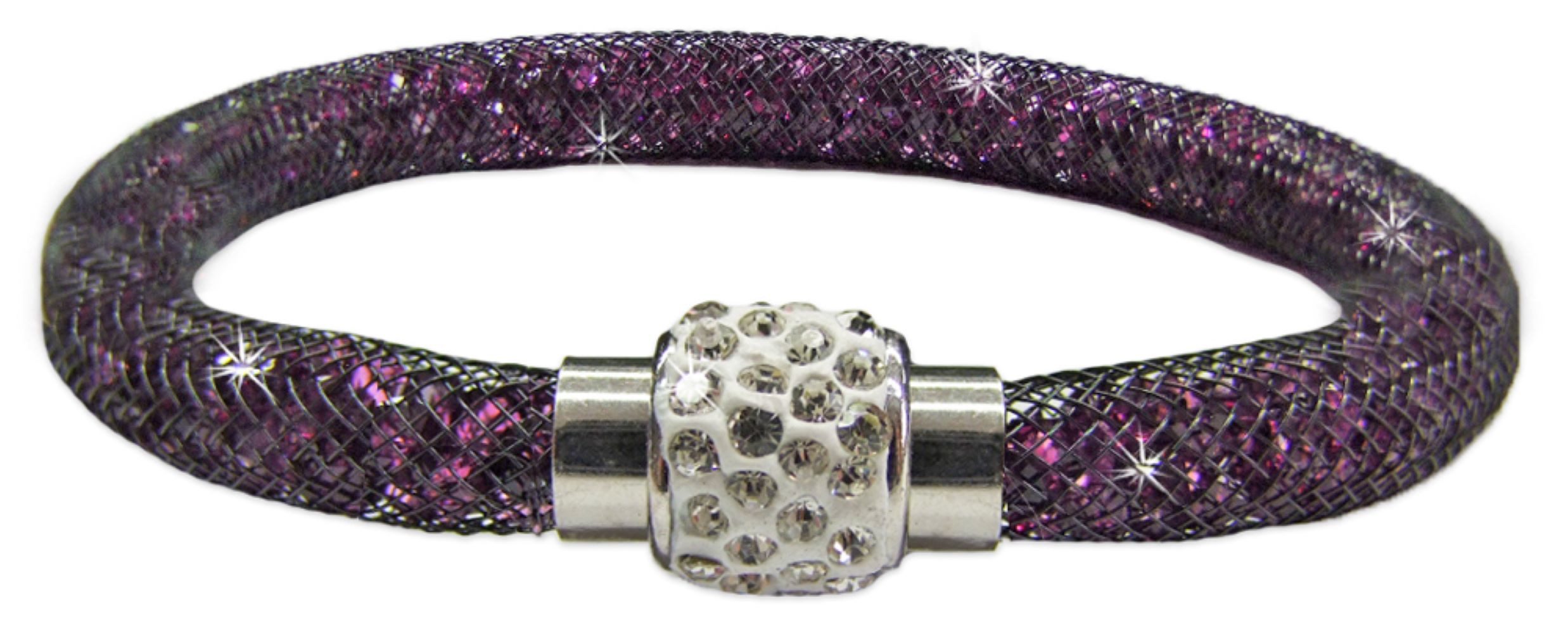 Trachtenland Armband Stardust Armband einreihig mit Glitzerkristallen L