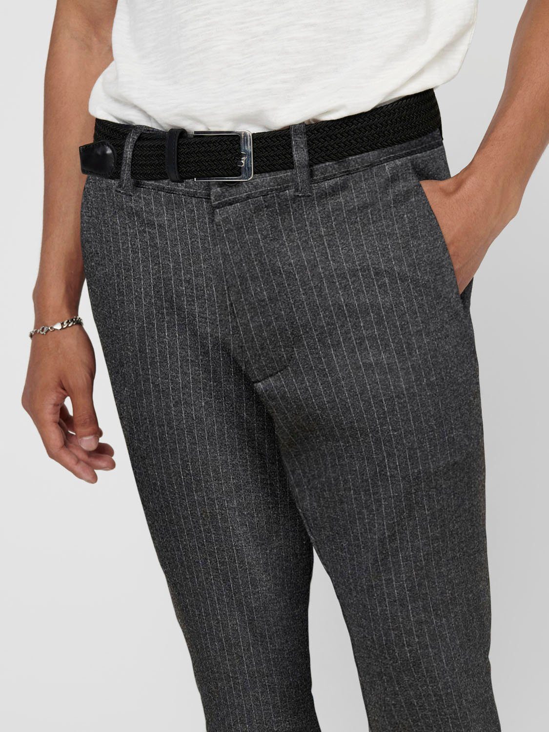 Chinohose MARK ONLY SONS PANT & grau